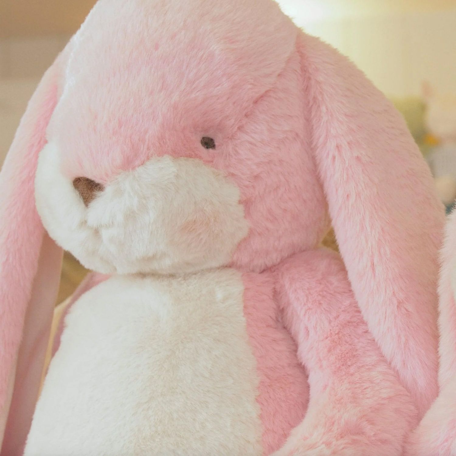 Peluche Floppy Big Nibble Coral blush Bunny 50 cm - Bunnies By The Bay