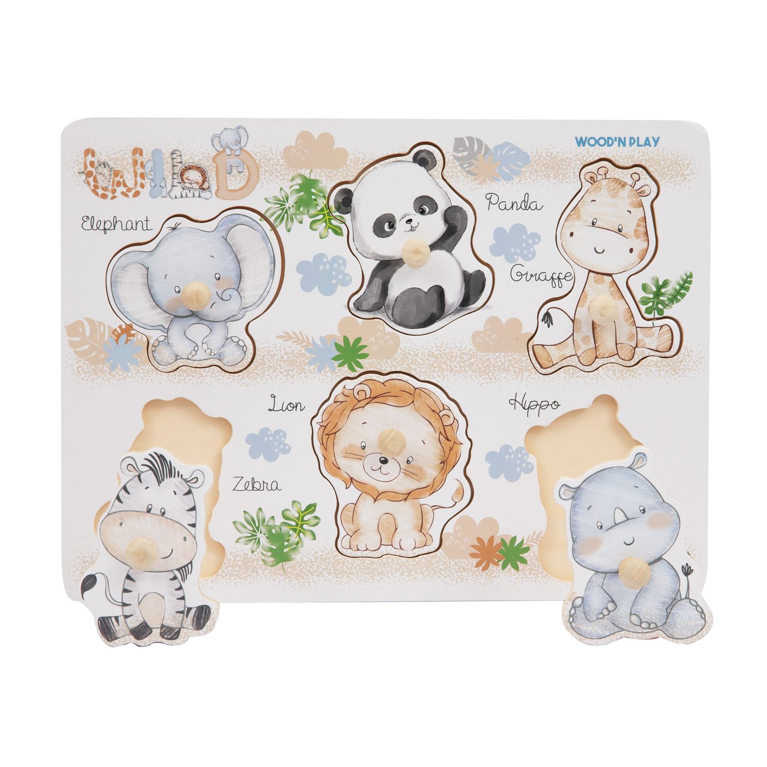 Puzzle in legno assortito Wood n' Play - Wood n’ Play