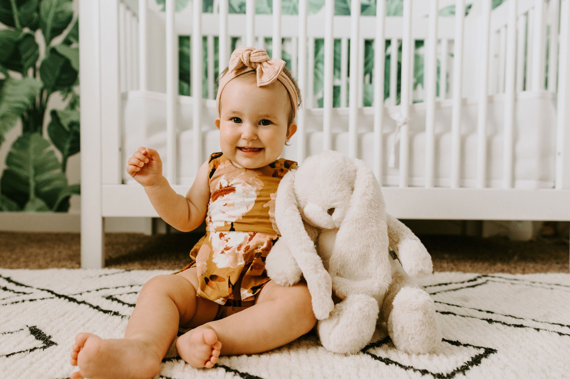 Peluche Sweet Nibble Cream Bunny 40 cm - Bunnies By The Bay