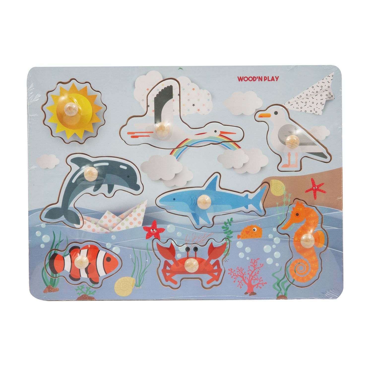 Puzzle in legno assortito Wood n' Play - Wood n’ Play