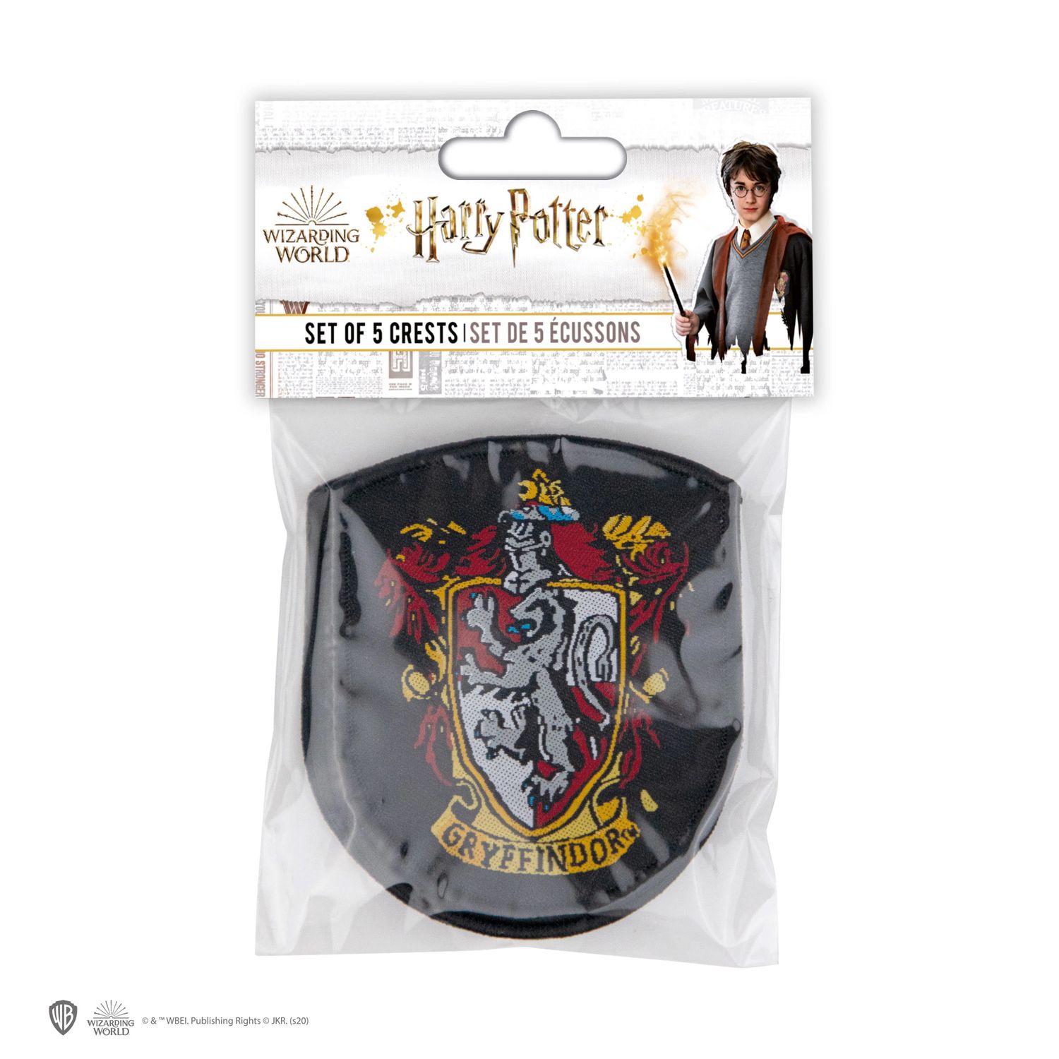 Set 5 stemmi Hogwarts e Case - Harry Potter
