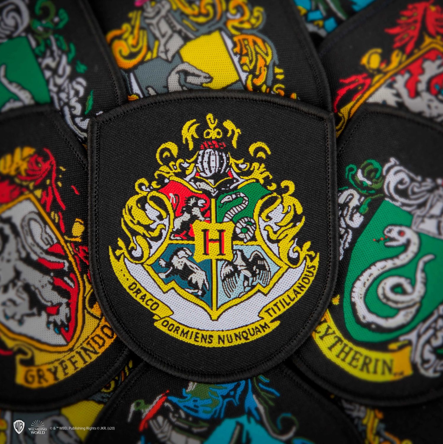 Set 5 stemmi Hogwarts e Case - Harry Potter