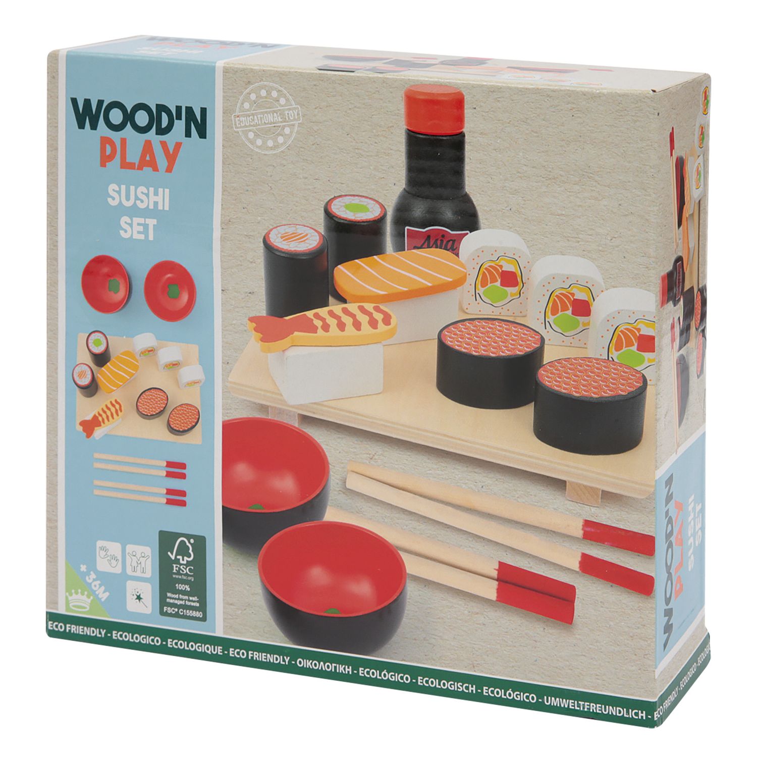 Sushi set Wood n' Play - Wood n’ Play
