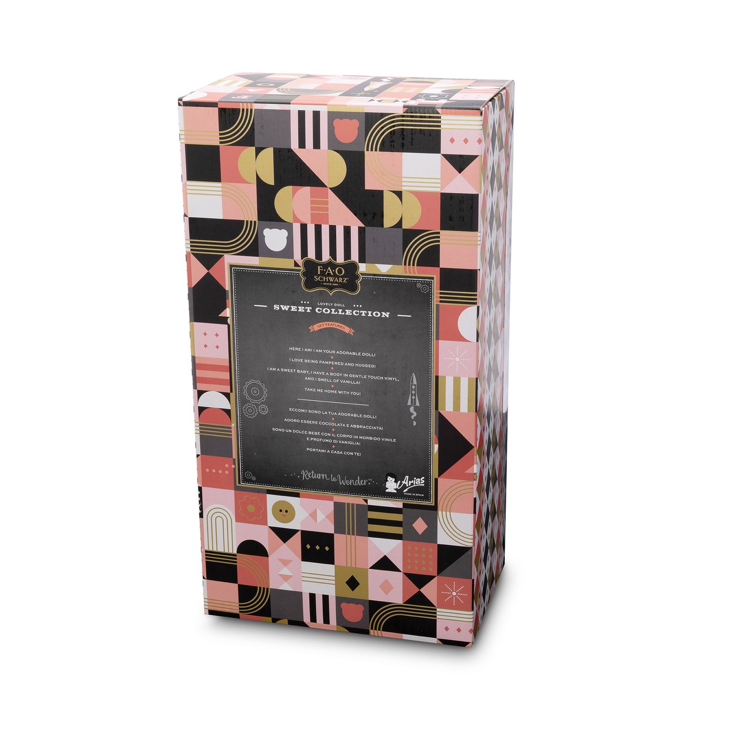 Bambola Orange Dress Sweet Collection 45 cm - FAO Schwarz