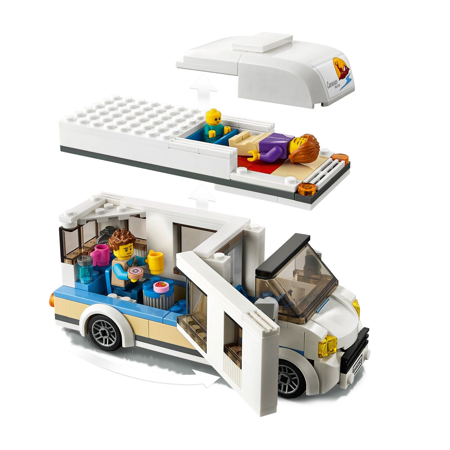 LEGO 60283 City Super Veicoli Camper delle Vacanze - LEGO