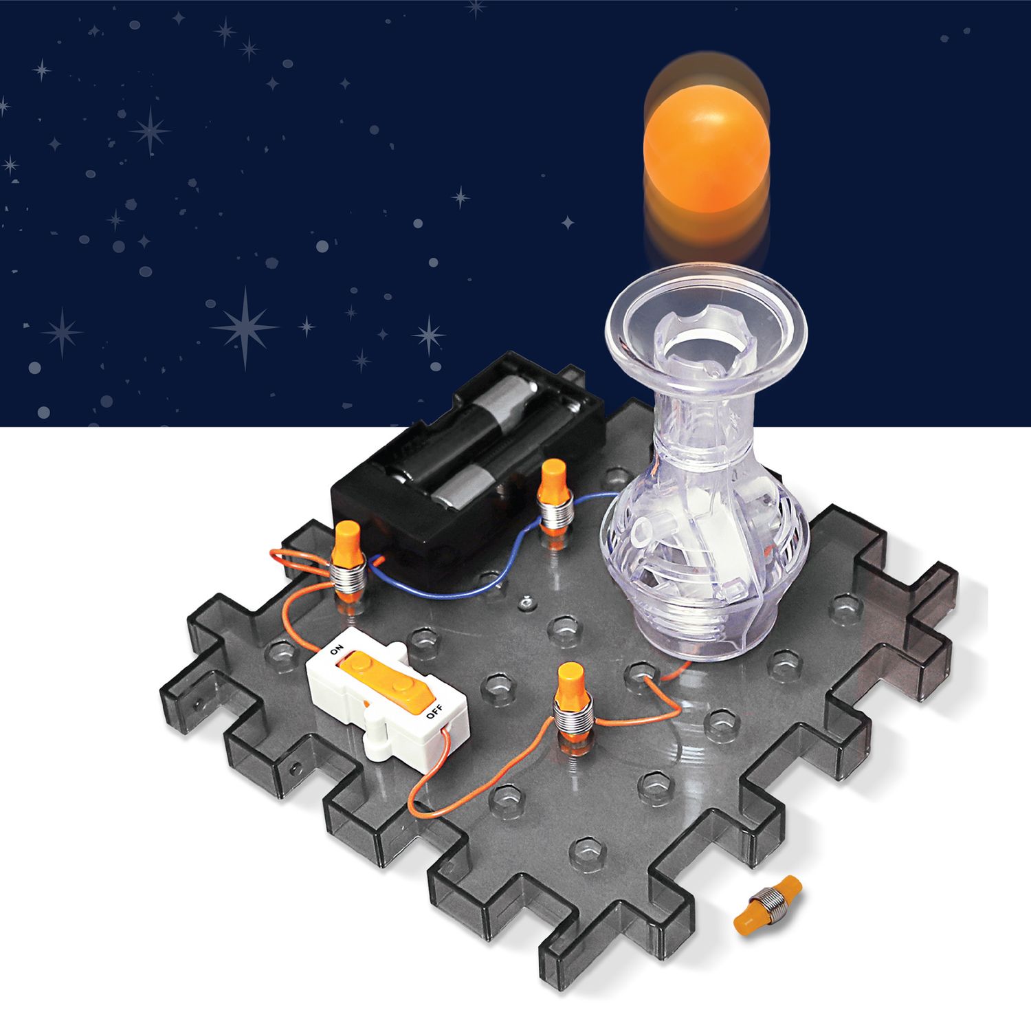 Kit esperimenti con i circuiti, palla volante - Discovery Mindblown