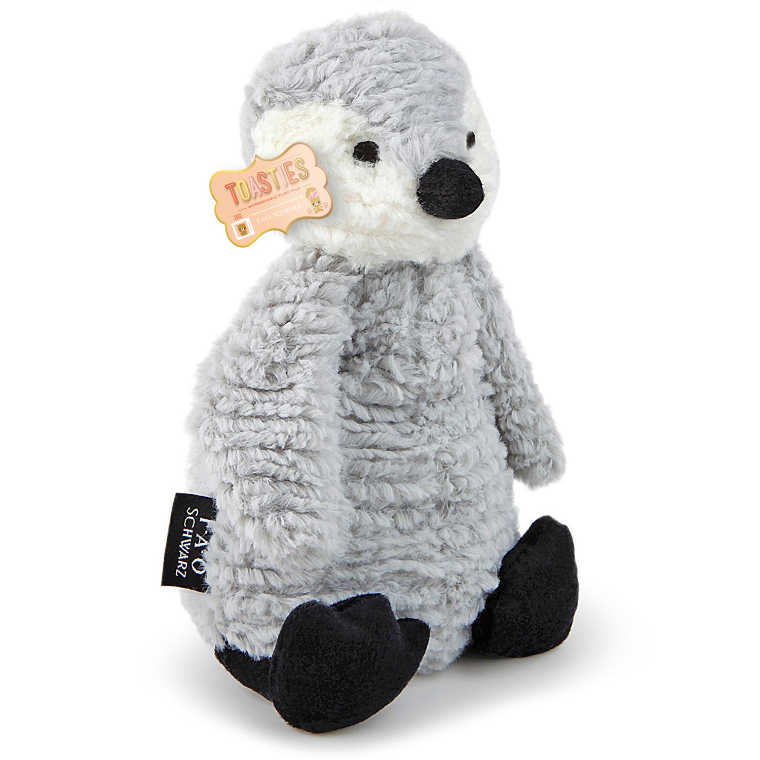 Pinguino di peluche a strisce testurizzate 30,5 cm - FAO Schwarz