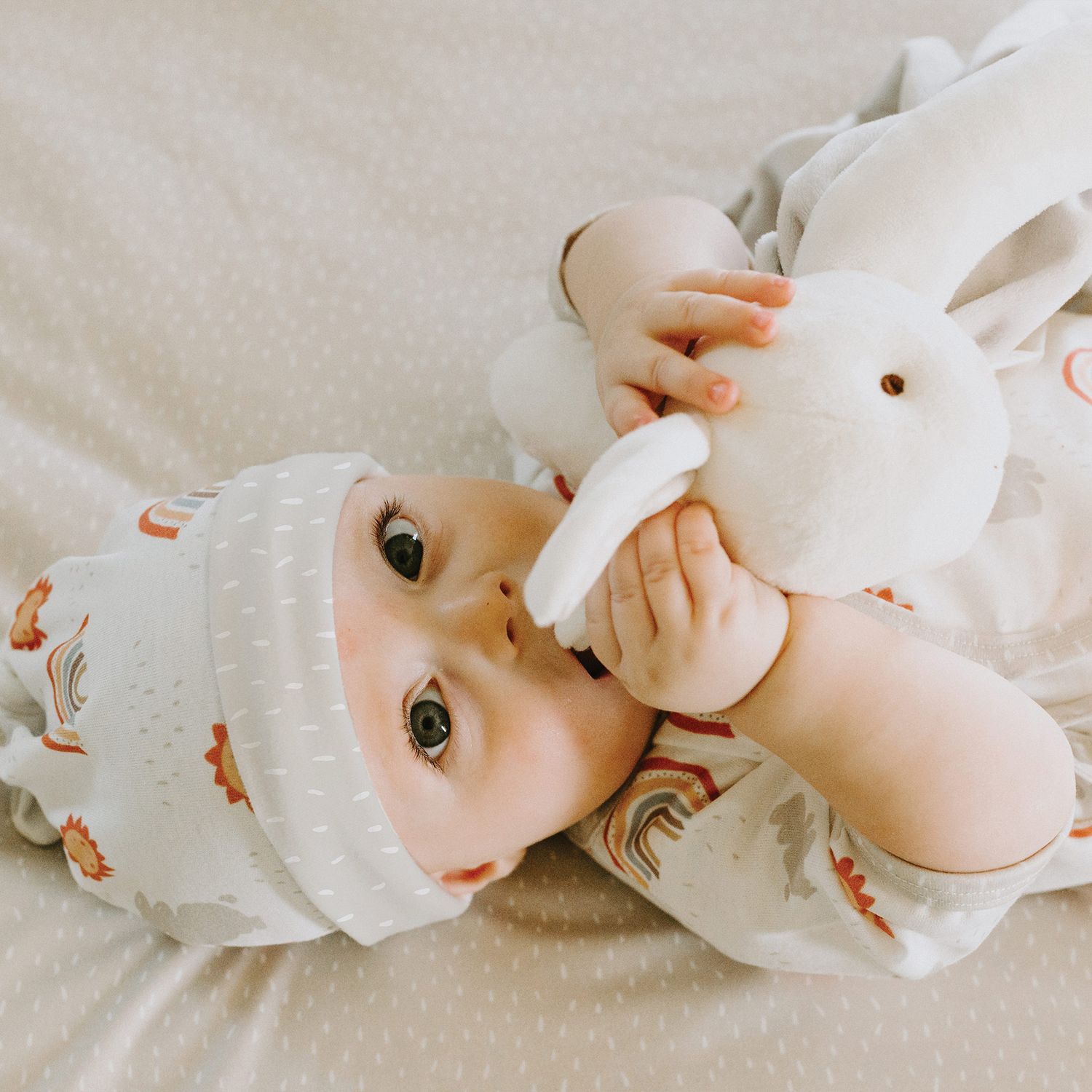 Pagliaccetto e cappellino Little Sunshine