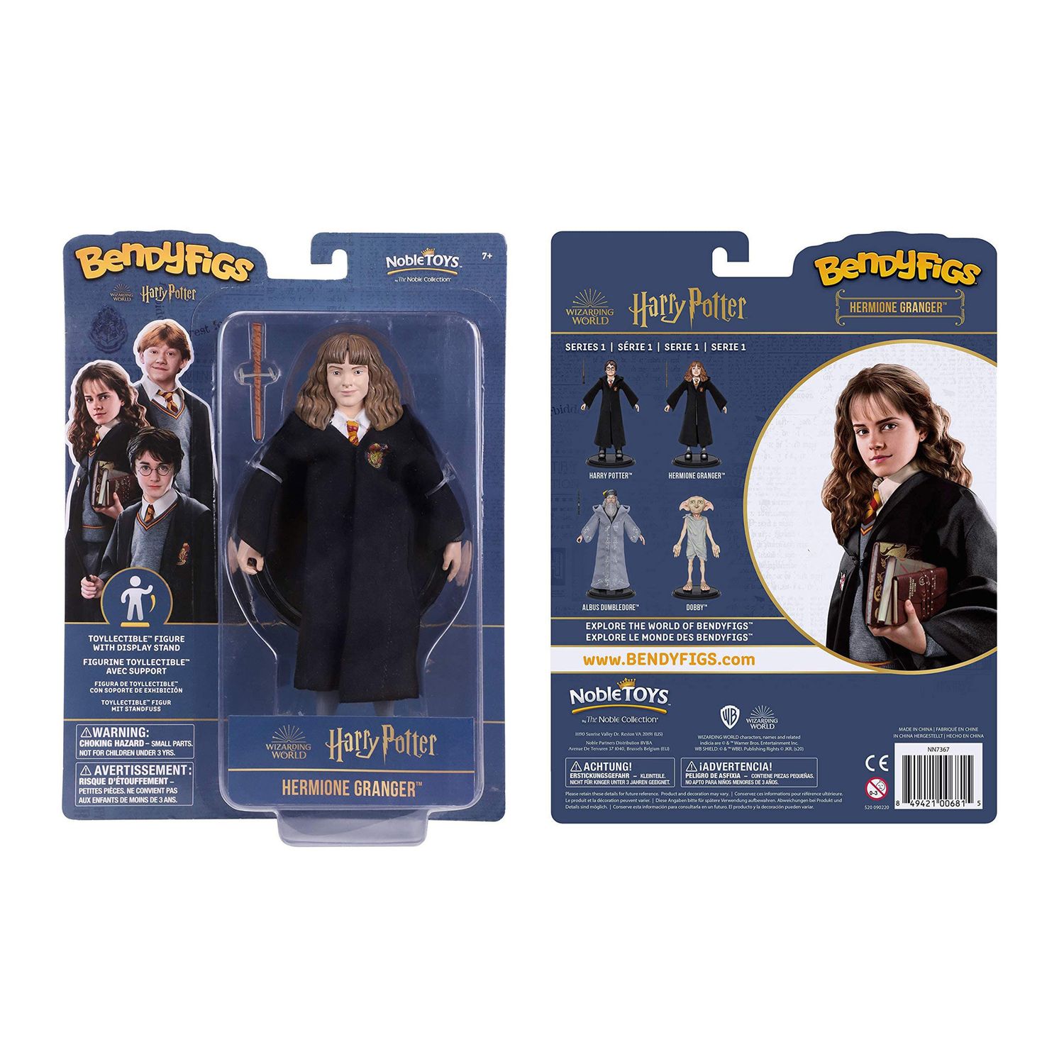 Hermione Granger personaggio Bendyfigs 19 cm - Harry Potter