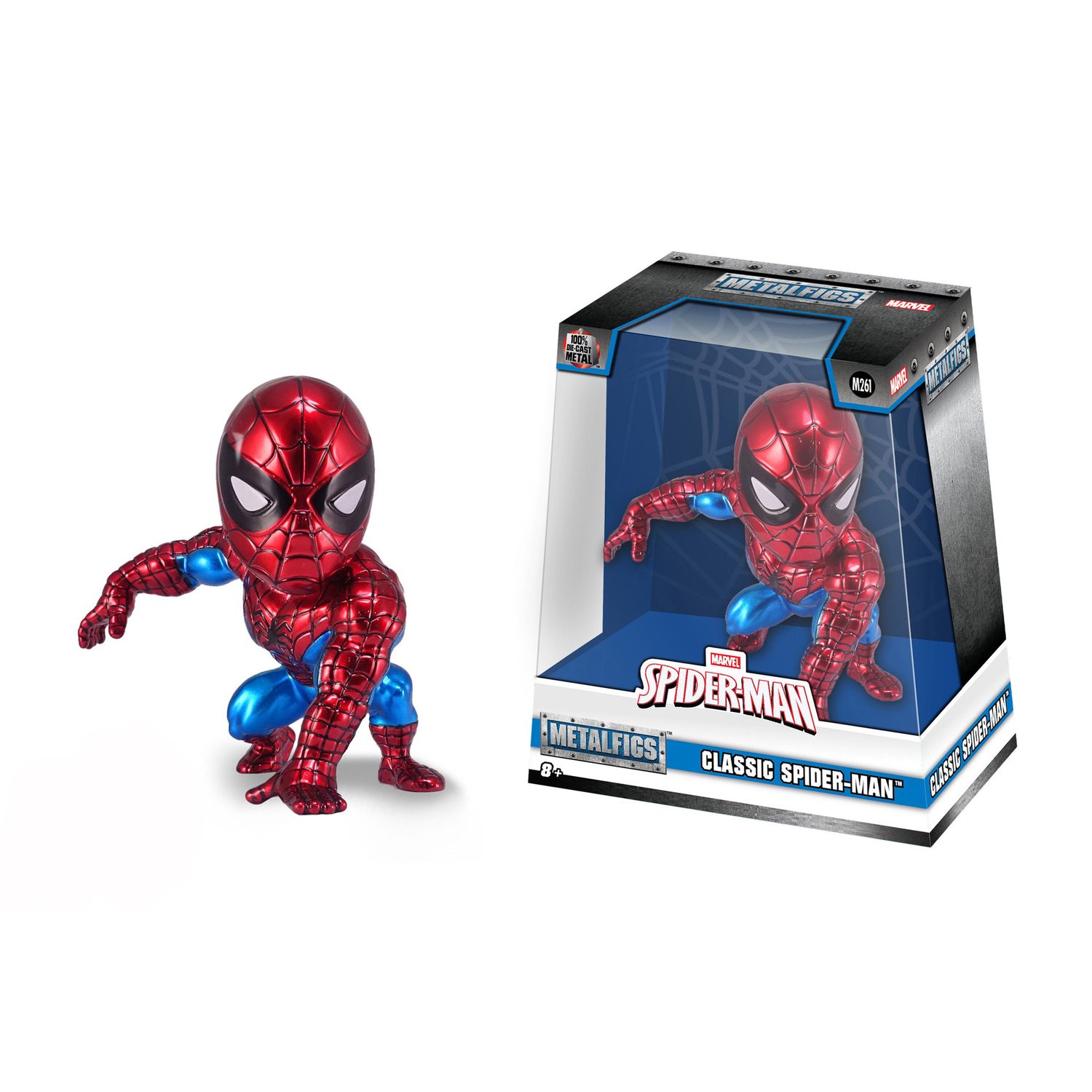 Personaggio Spiderman 10 cm - Jada Toys, Marvel