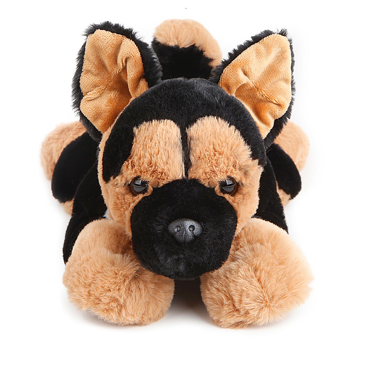 Peluche Pastore Tedesco sdraiato lungo 38 cm - FAO Schwarz