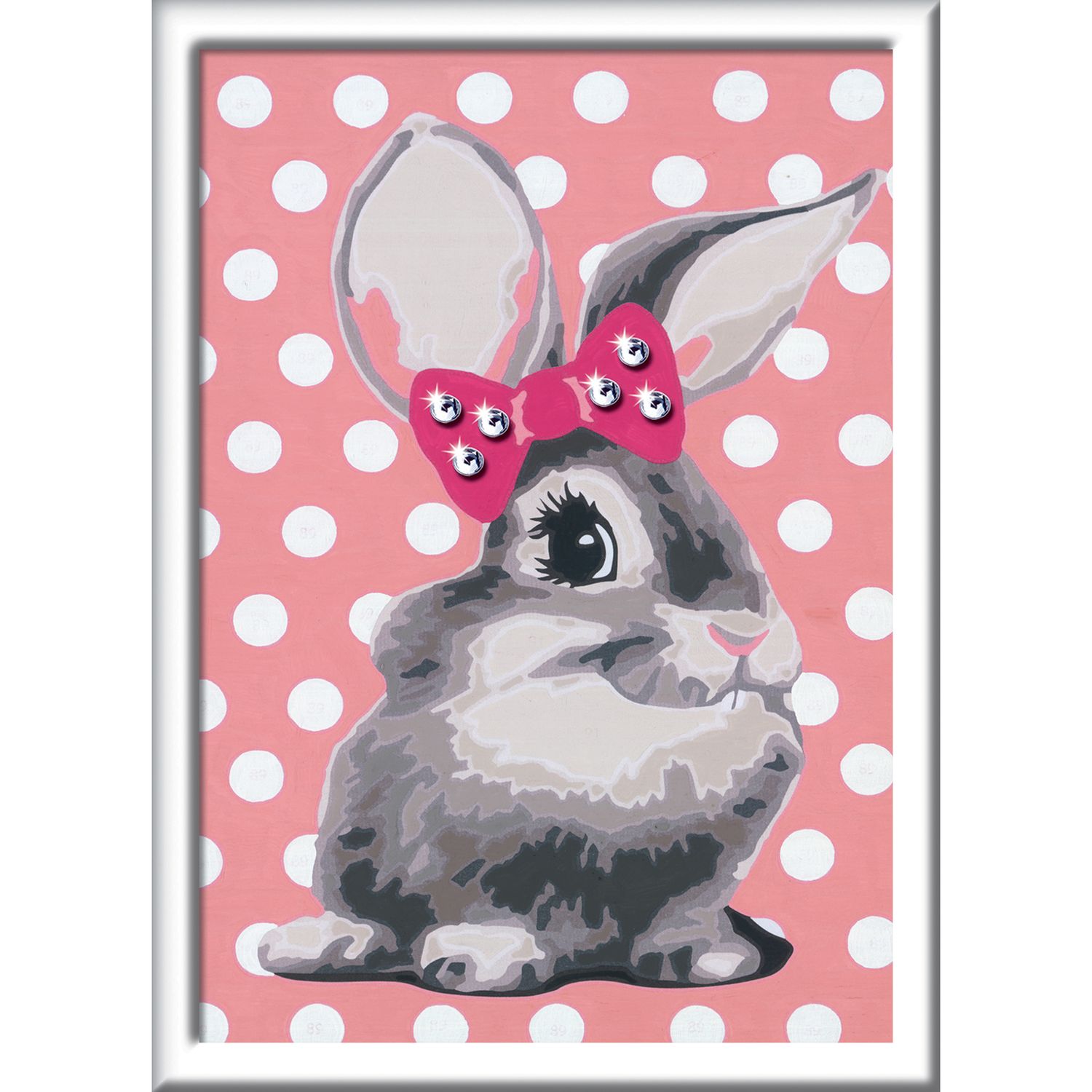 Creart Coniglietta, Serie E, Kit per dipingere con i numeri - Creart