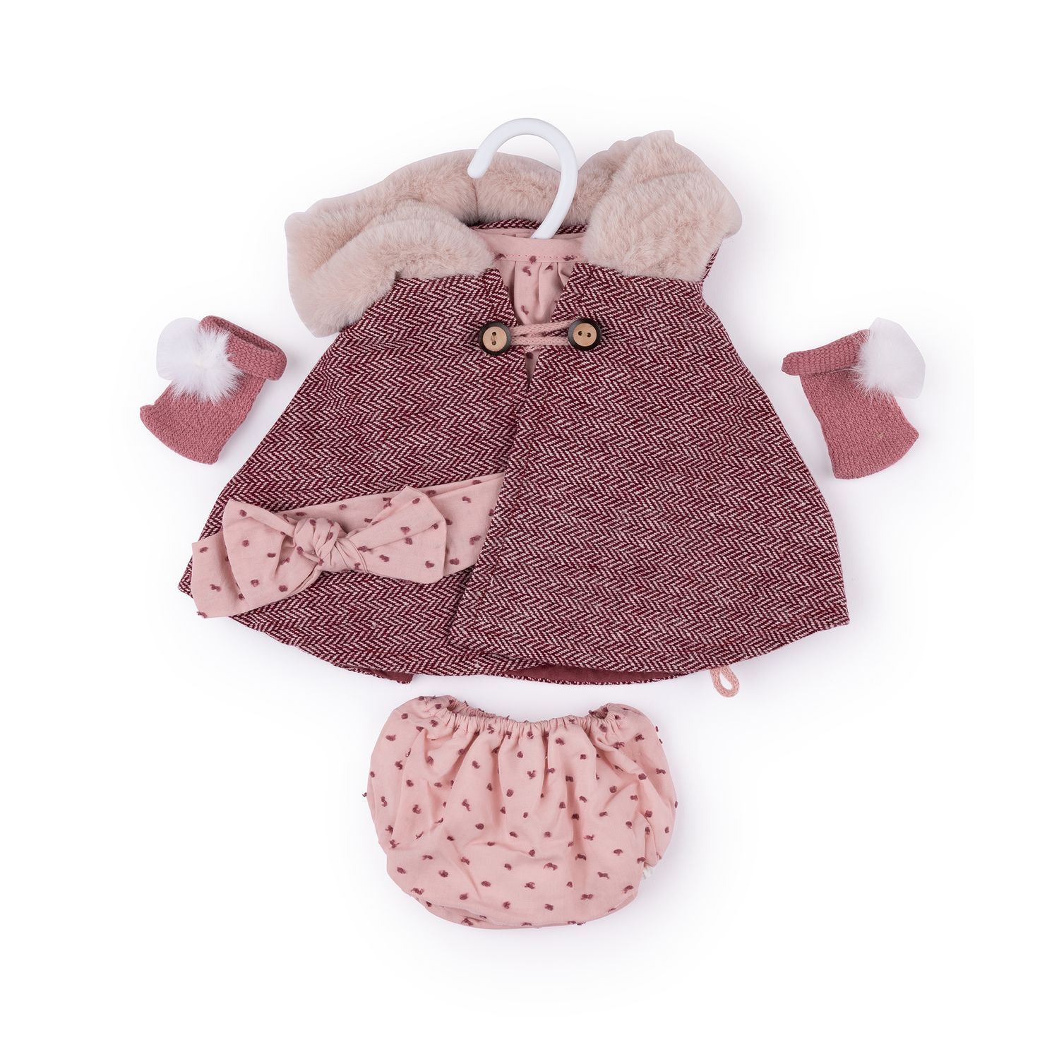 Vestitino con coulotte e mantella per My FAO Doll 40 cm - FAO Schwarz