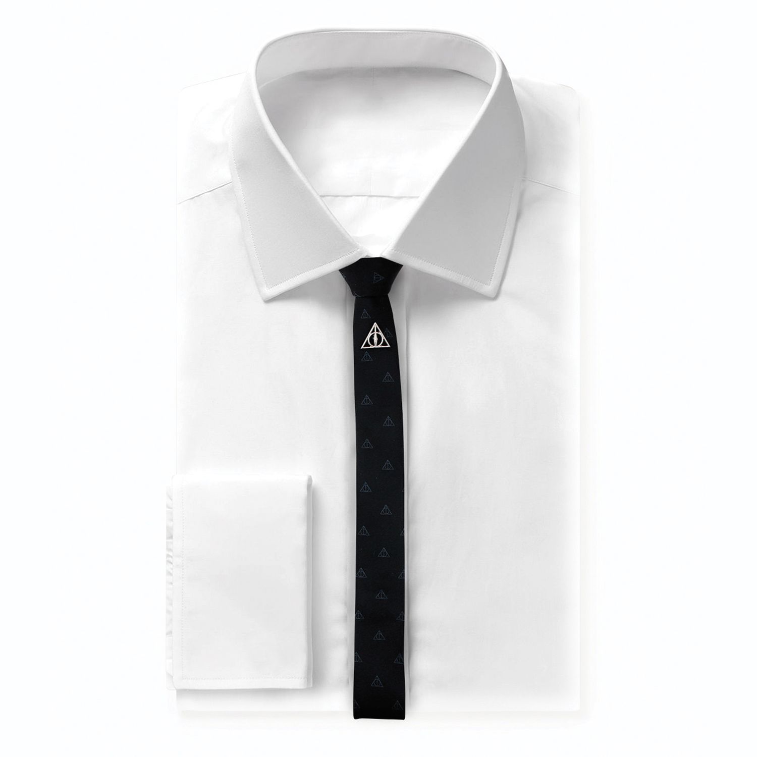 Cravatta deluxe I Doni della Morte con spilla - Harry Potter