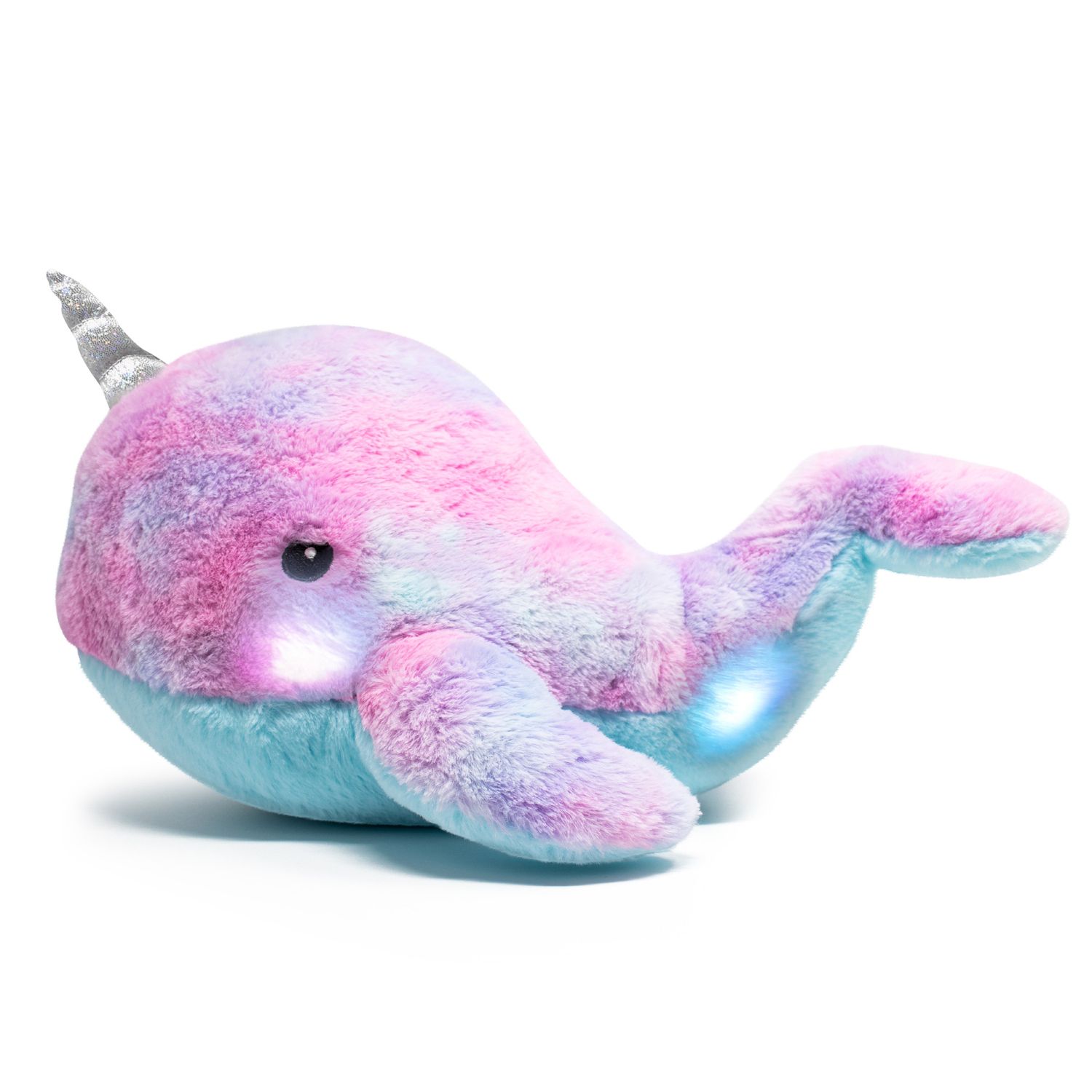 Narvalo di peluche con luci LED e suoni 43 cm - FAO Schwarz