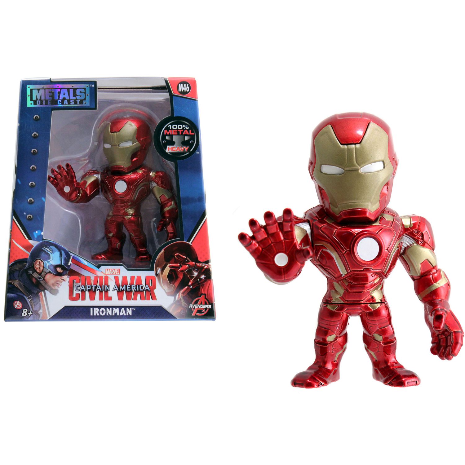 Personaggio Ironman 10 cm - Jada Toys, Marvel