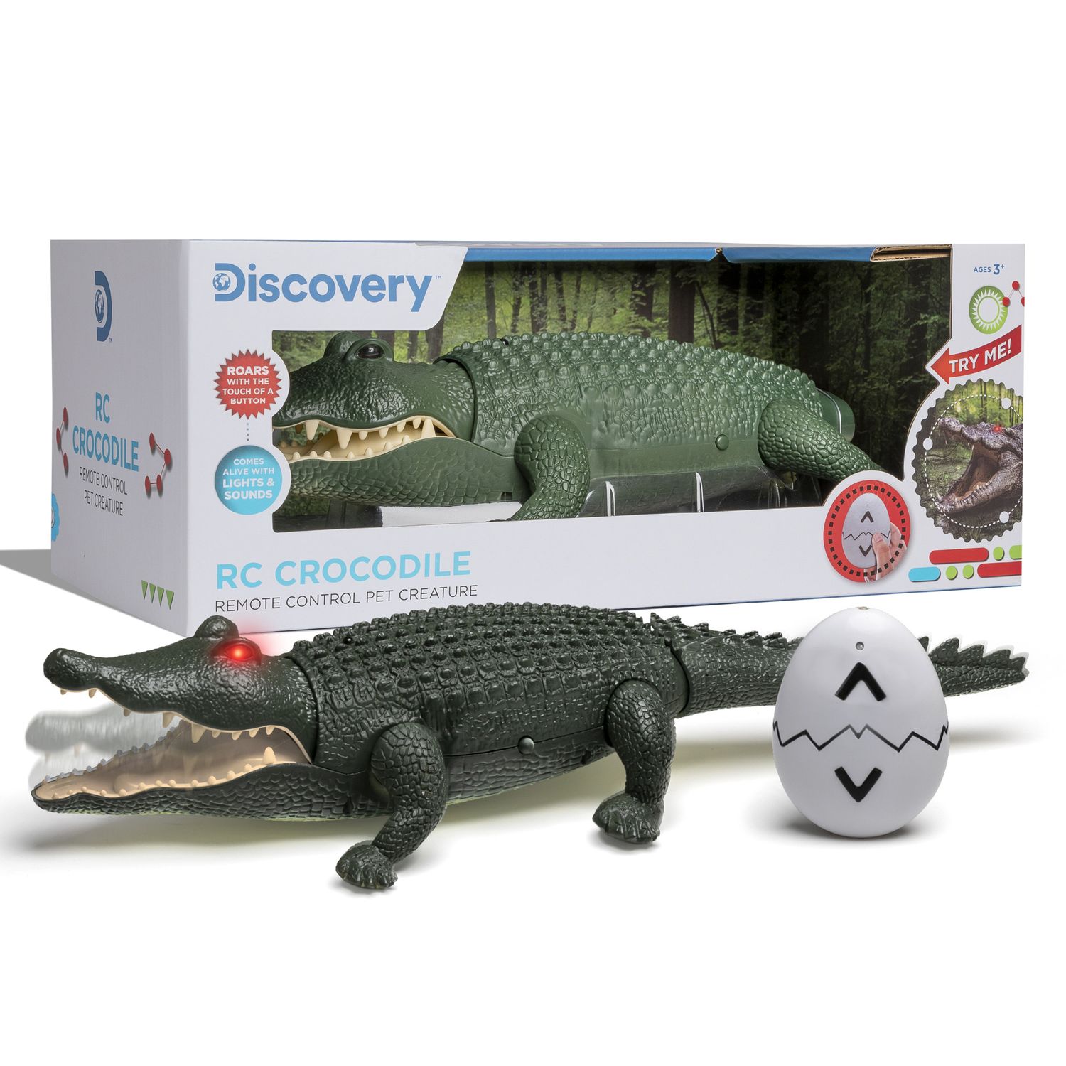 Coccodrillo radiocomandato con suoni realistici - Discovery Toys