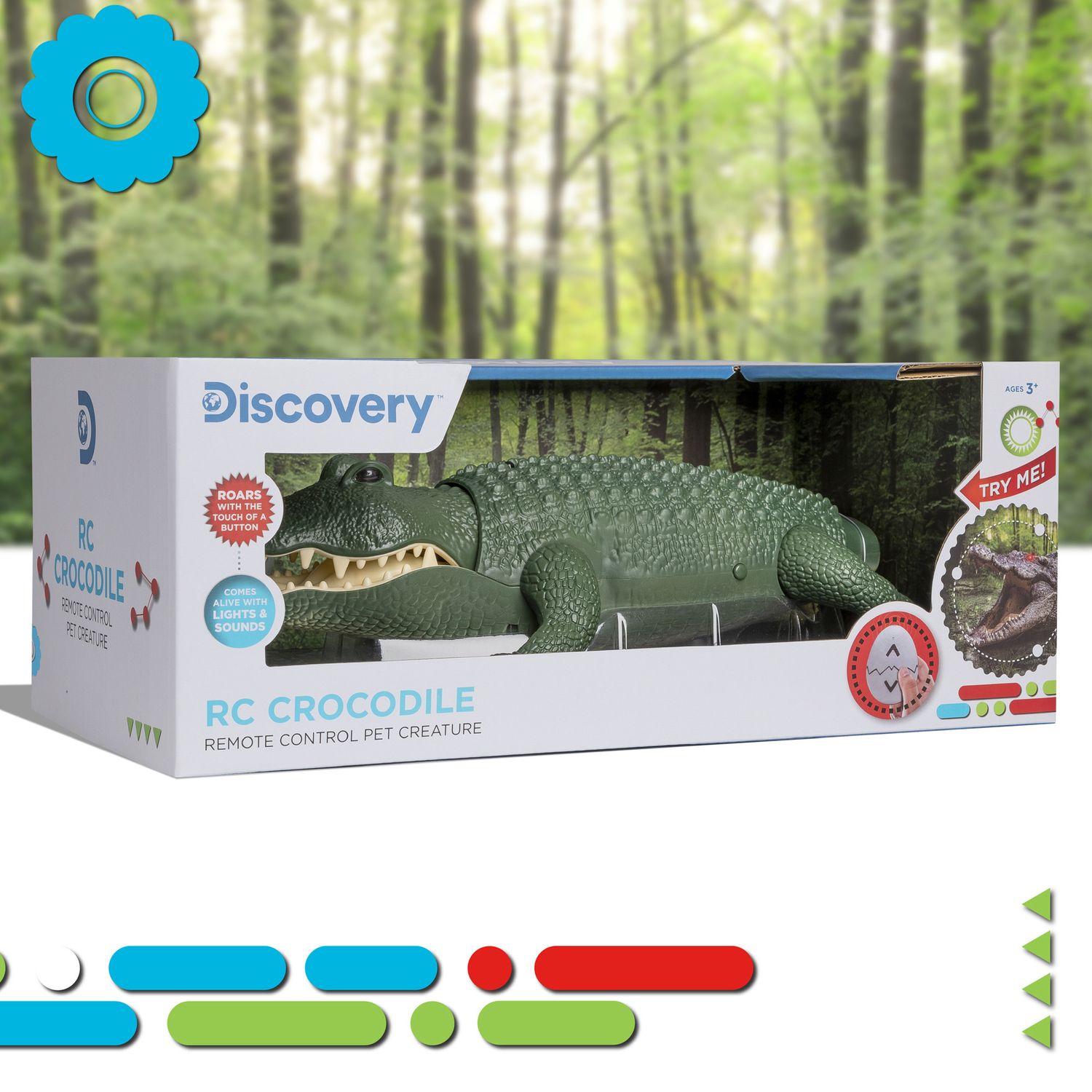 Coccodrillo radiocomandato con suoni realistici - Discovery Toys