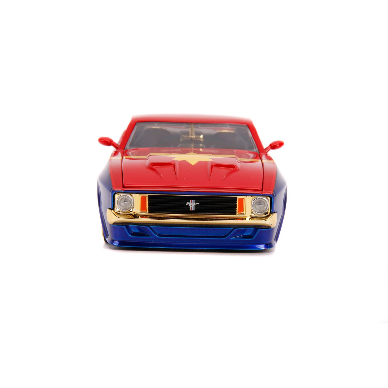 Ford Mustang 1973 Captain Marvel - Jada Toys, Marvel