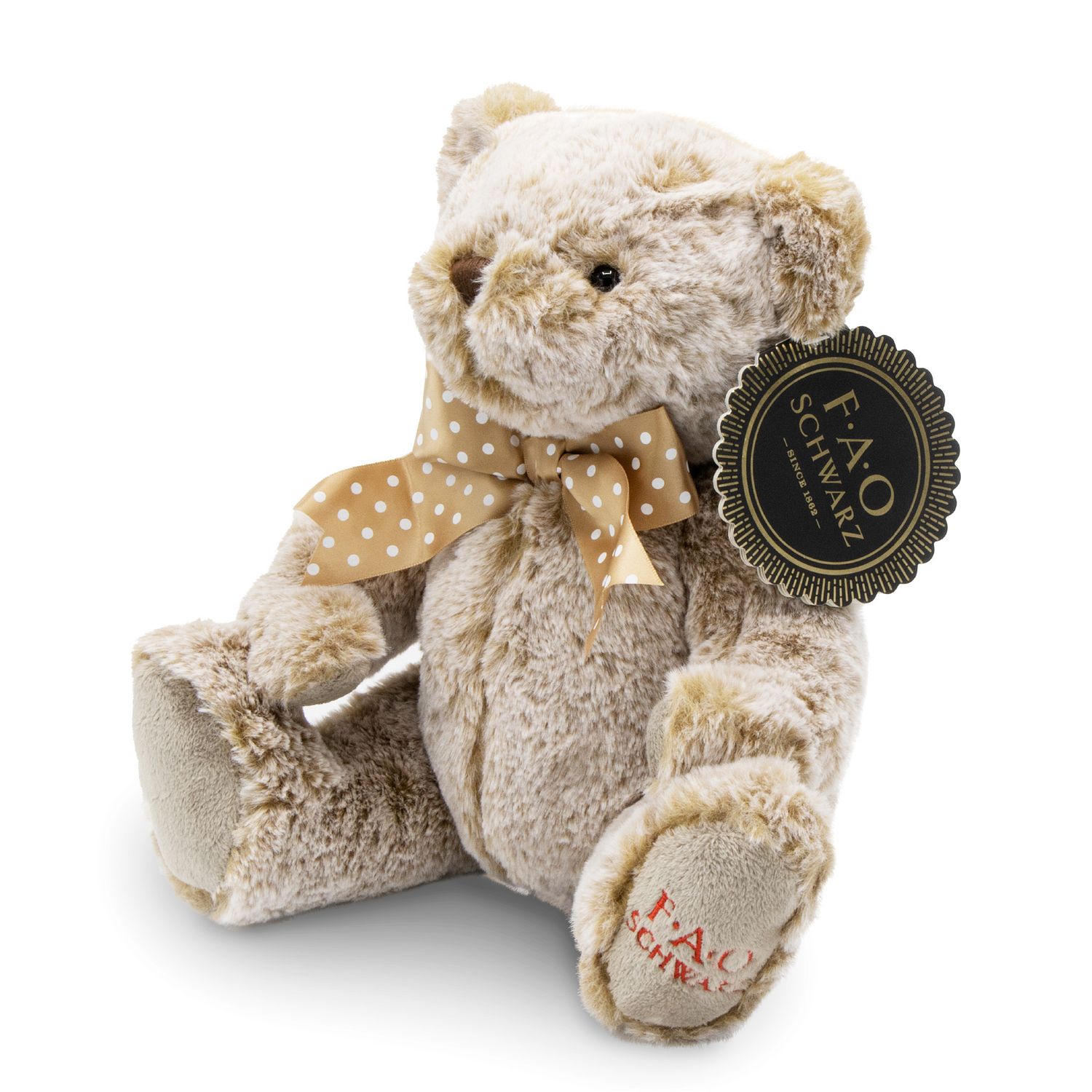 Orso grigio di peluche 25 cm - FAO Schwarz