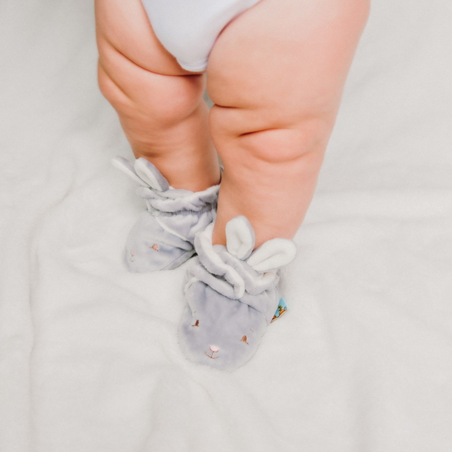 Pantofoline Bloom Bunny Hoppy Feet Slippers 0-6 mesi - Bunnies By The Bay