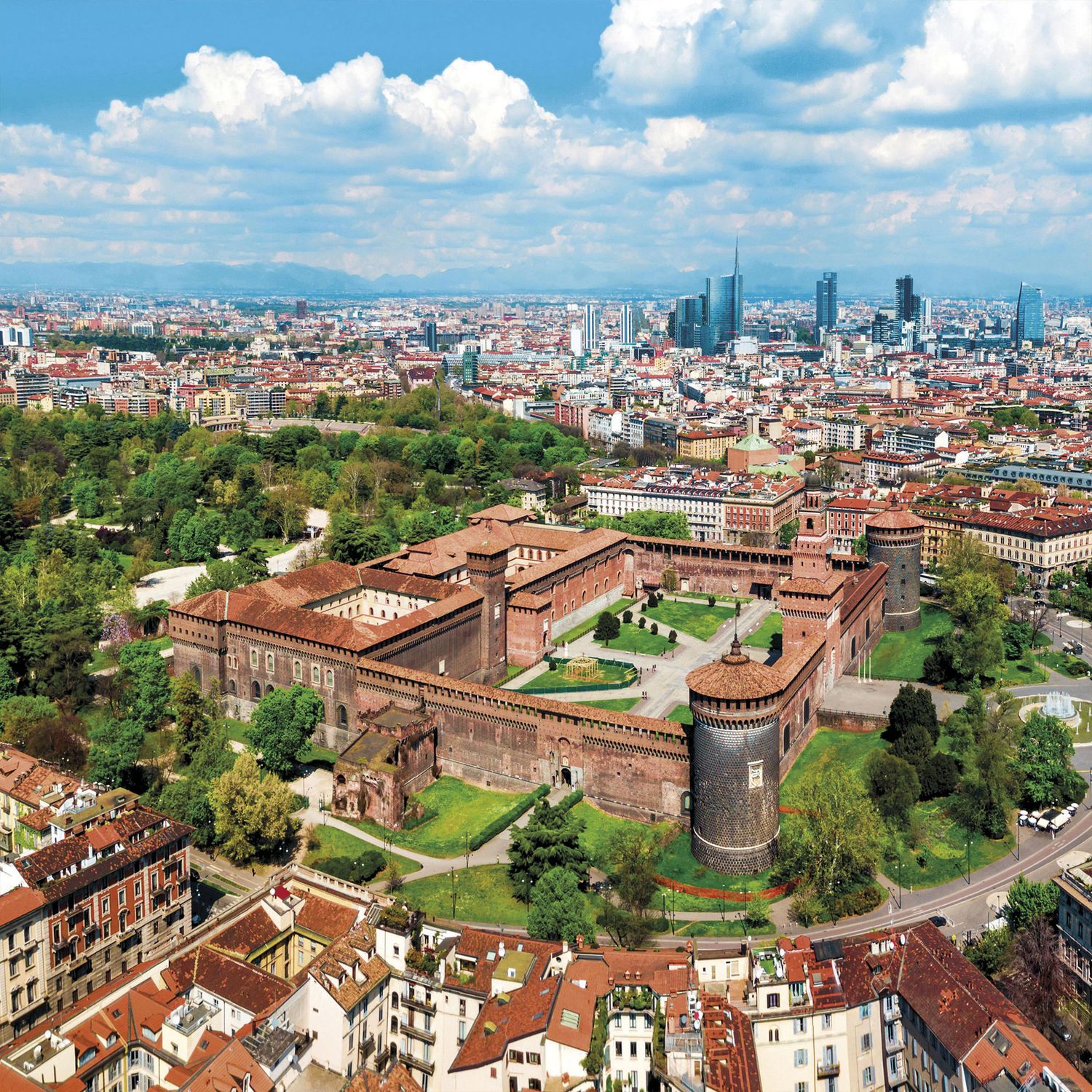 Puzzle 250 pezzi Frame Me Up  Castello Sforzesco - Clementoni