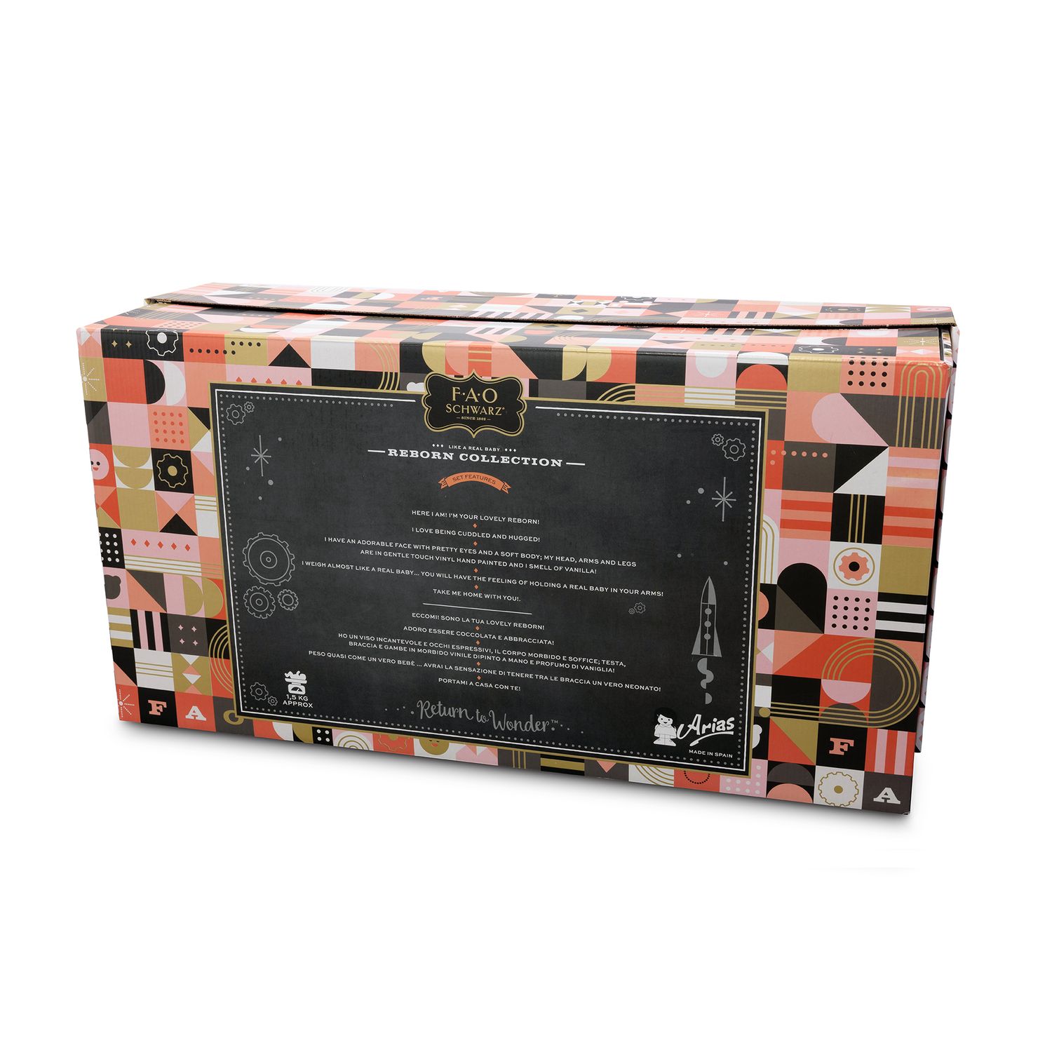 Bambola Princess Reborn Collection 45 cm - FAO Schwarz