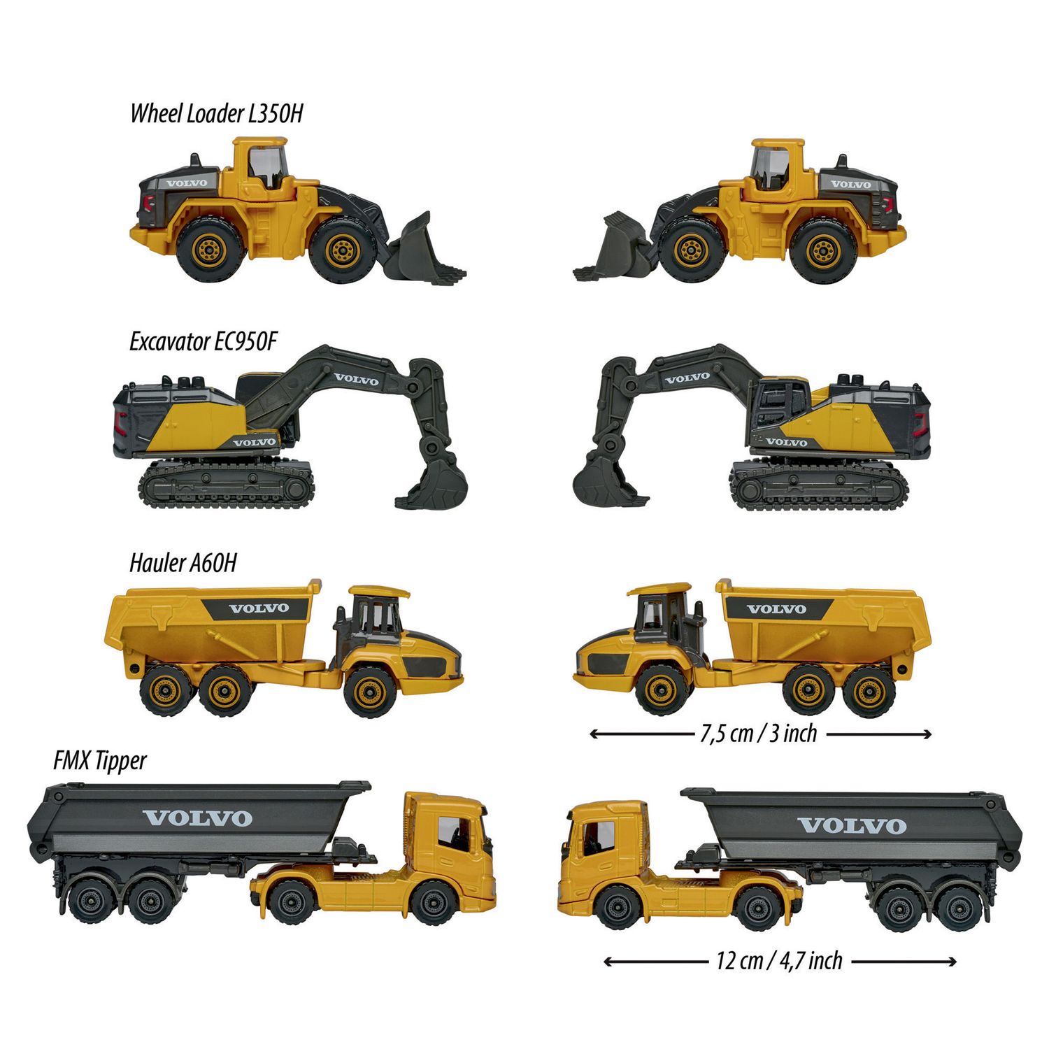 Volvo Gift Pack 4 pezzi - Majorette