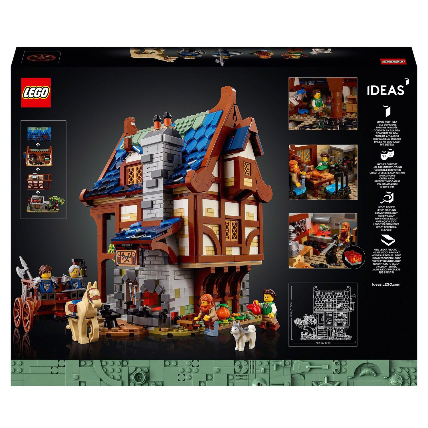 LEGO Ideas Fabbro Medieval da Collezione 21325 - LEGO