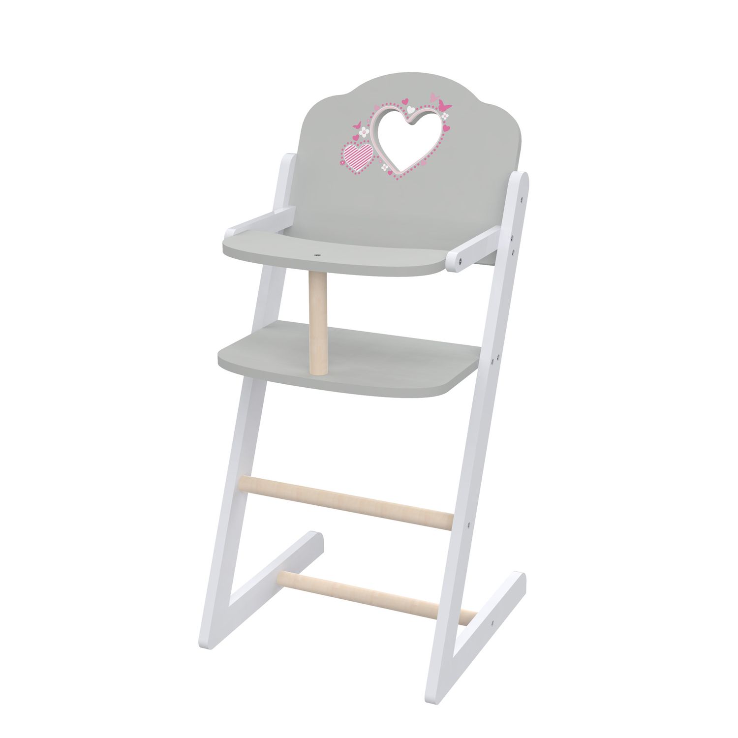 Seggiolone in legno per bambole - Love Bebé