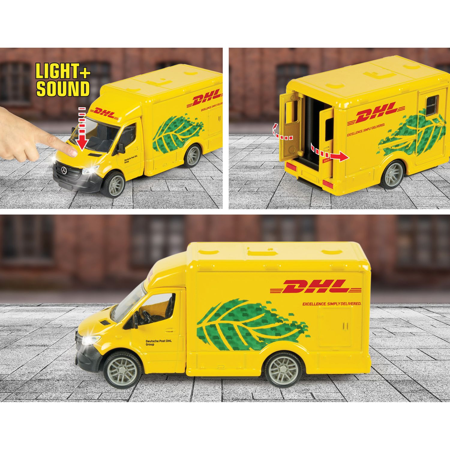 Mercedes-Benz Sprinter DHL scala 1:43 - Majorette
