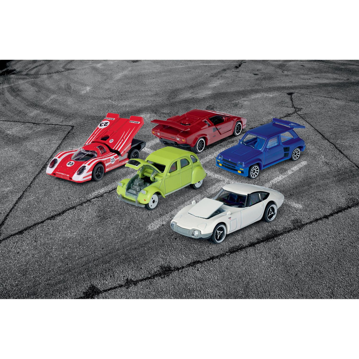 Majorette Giftpack Vintage Cars  5 pezzi - Majorette