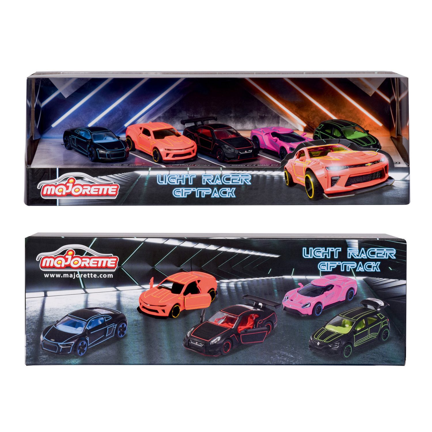 Light Racer Giftpack 5 pezzi scala 1:64 - Majorette