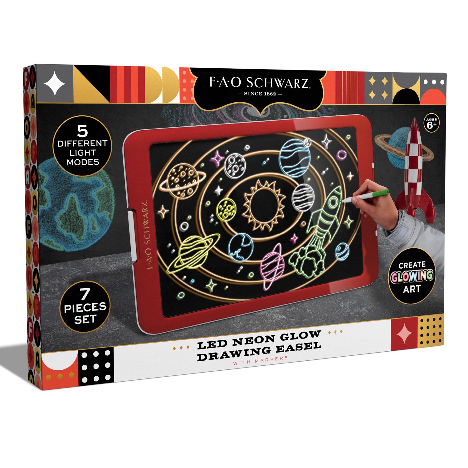 Lavagnetta da disegno retroilluminata a LED - FAO Schwarz