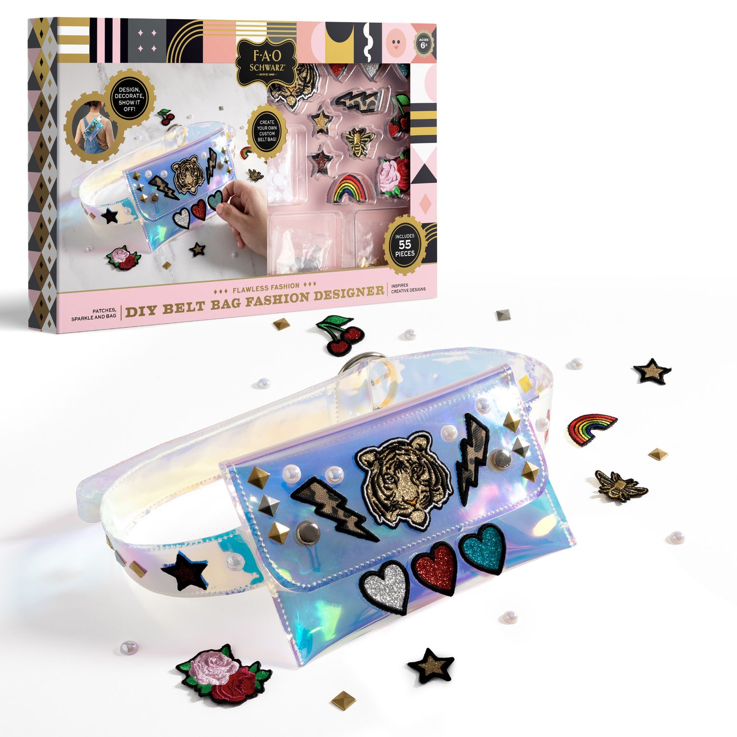 Borsa a tracolla decorabile fai da te - FAO Schwarz