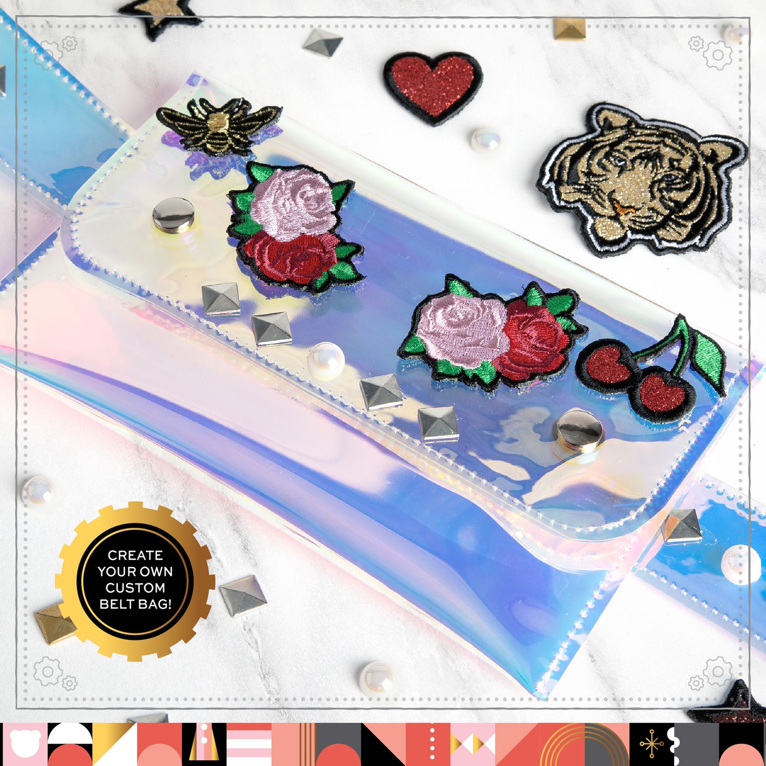 Borsa a tracolla decorabile fai da te - FAO Schwarz