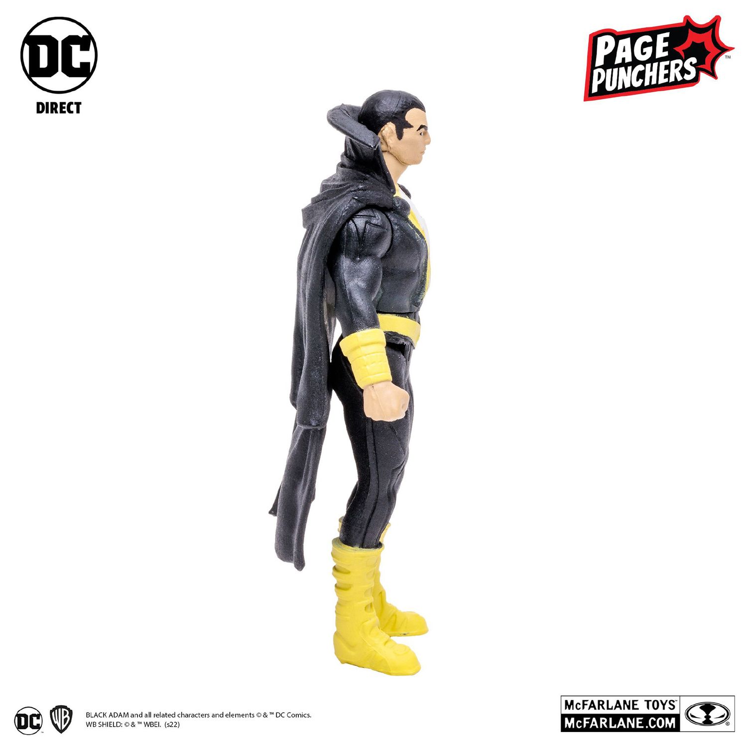 DC Page Punchers Black Adam + Fumetto 7,5 cm - DC Comics