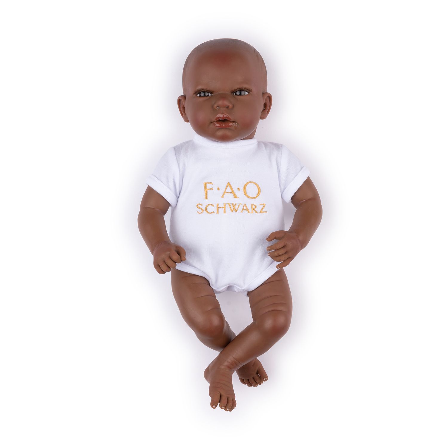 Bambola Dark Brown Eyes My FAO Doll Experience 40cm - FAO Schwarz