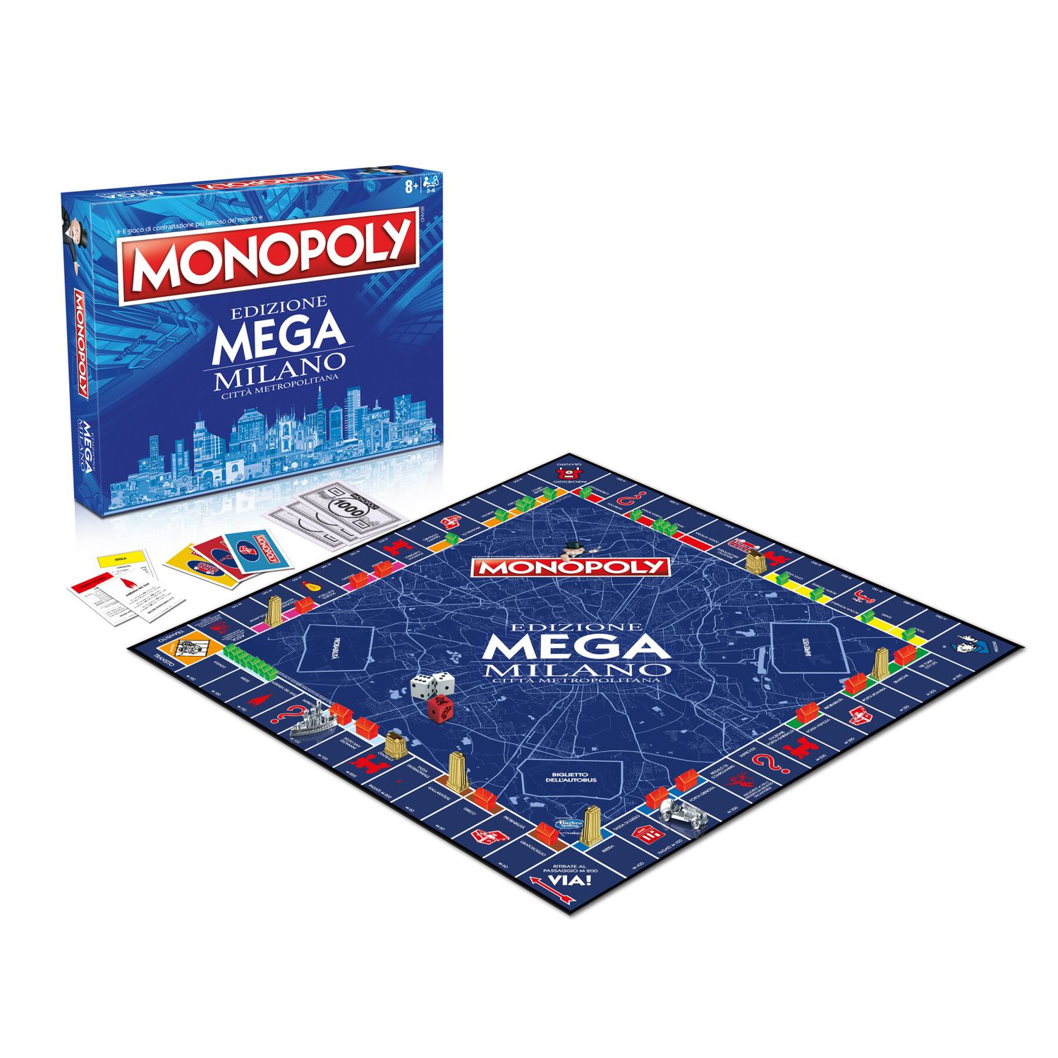 Mega Monopoly Milano - Edizione Città Metropolitana Di Milano - Monopoly