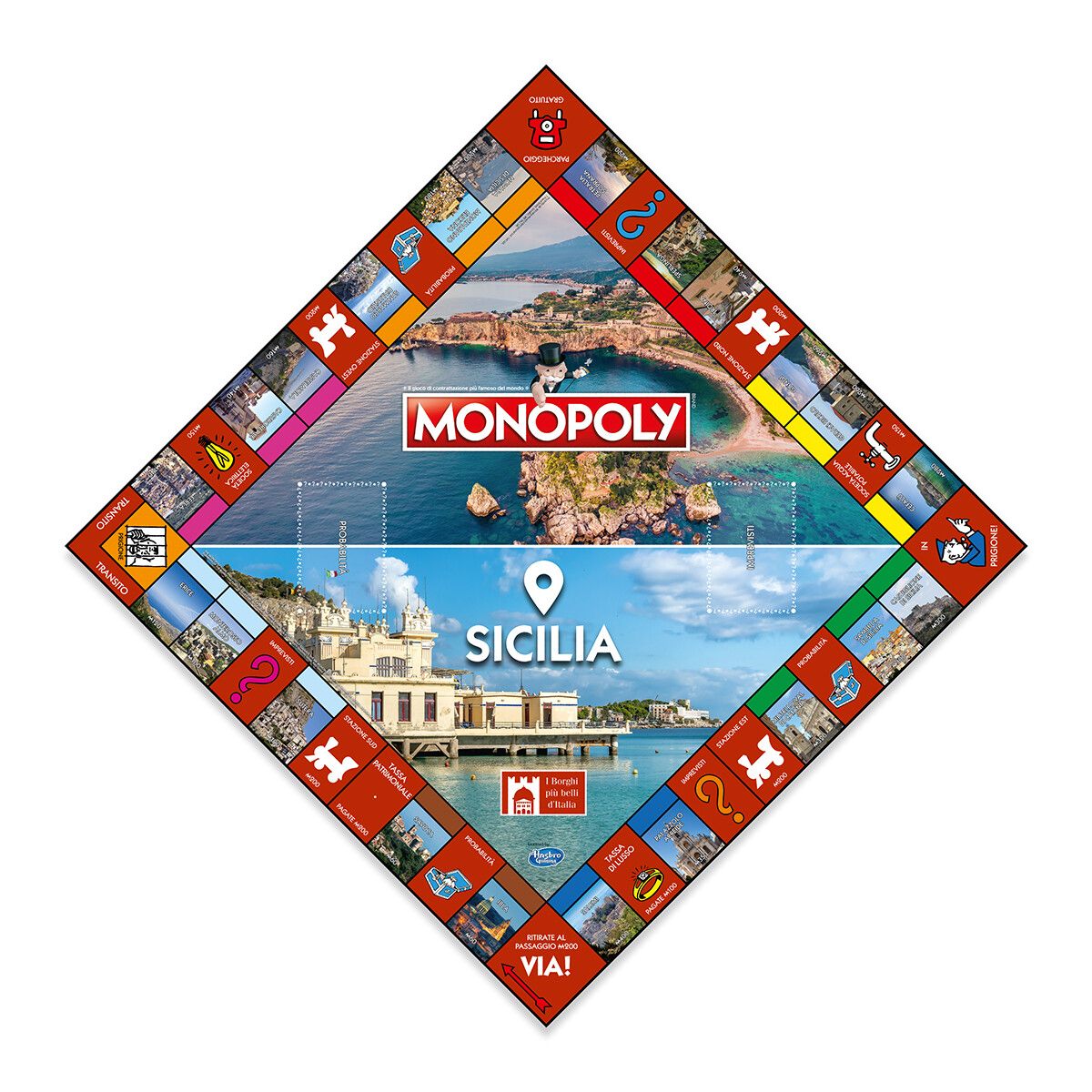 Monopoly Sicilia - Edizione I Borghi Più Belli d'Italia - Monopoly