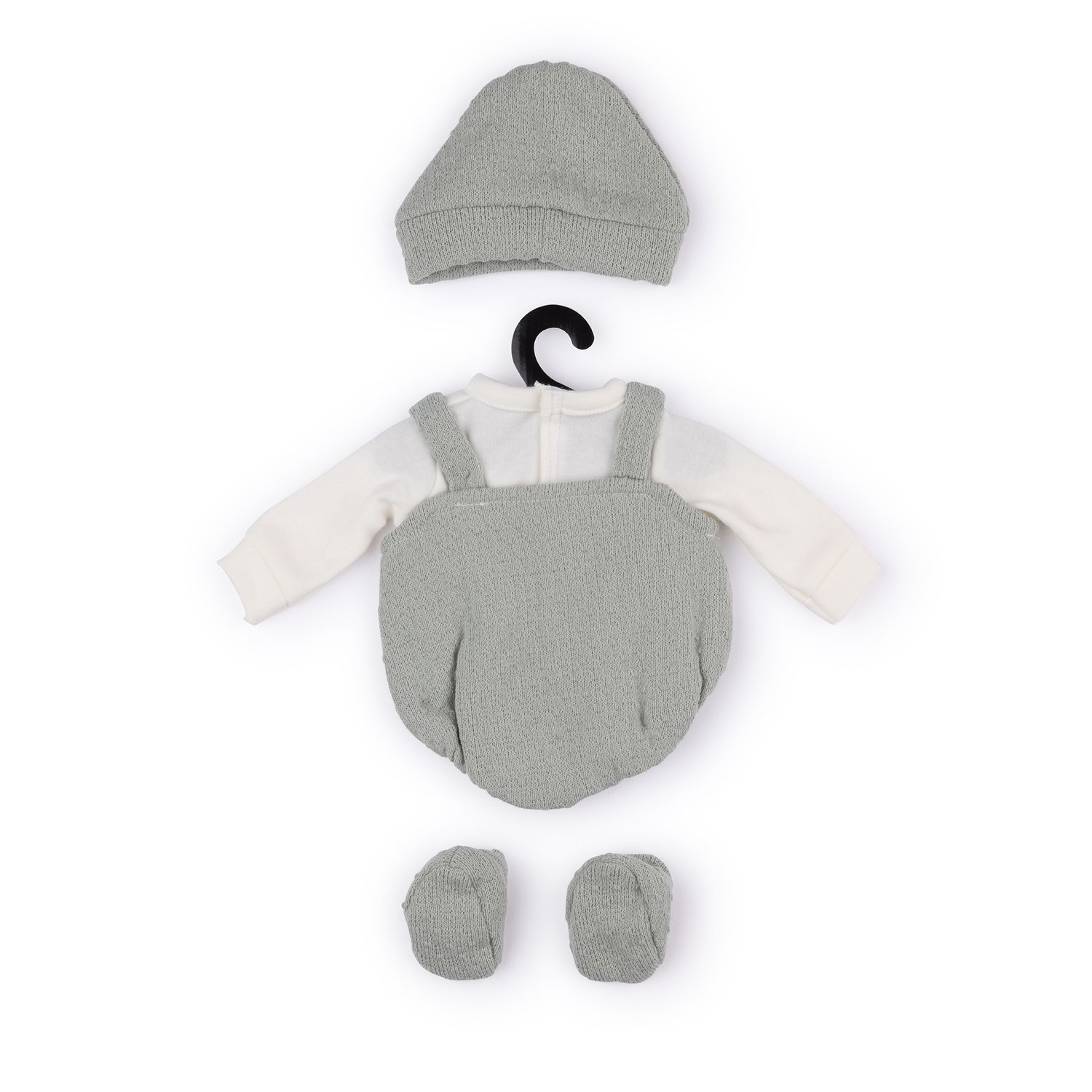 Salopette in tricot verde salvia per My FAO Doll 40cm - FAO Schwarz