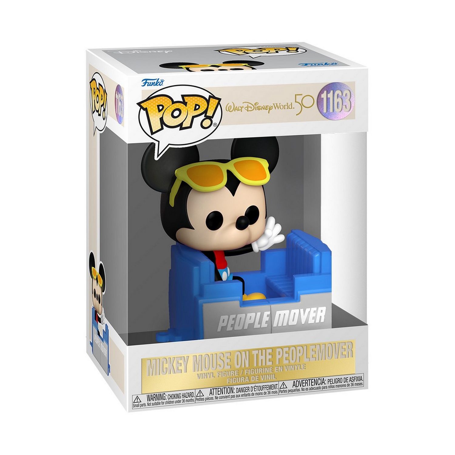 Funko POP! People Mover Mickey - Disney 50° anniversario #1163 9cm - Disney, Funko