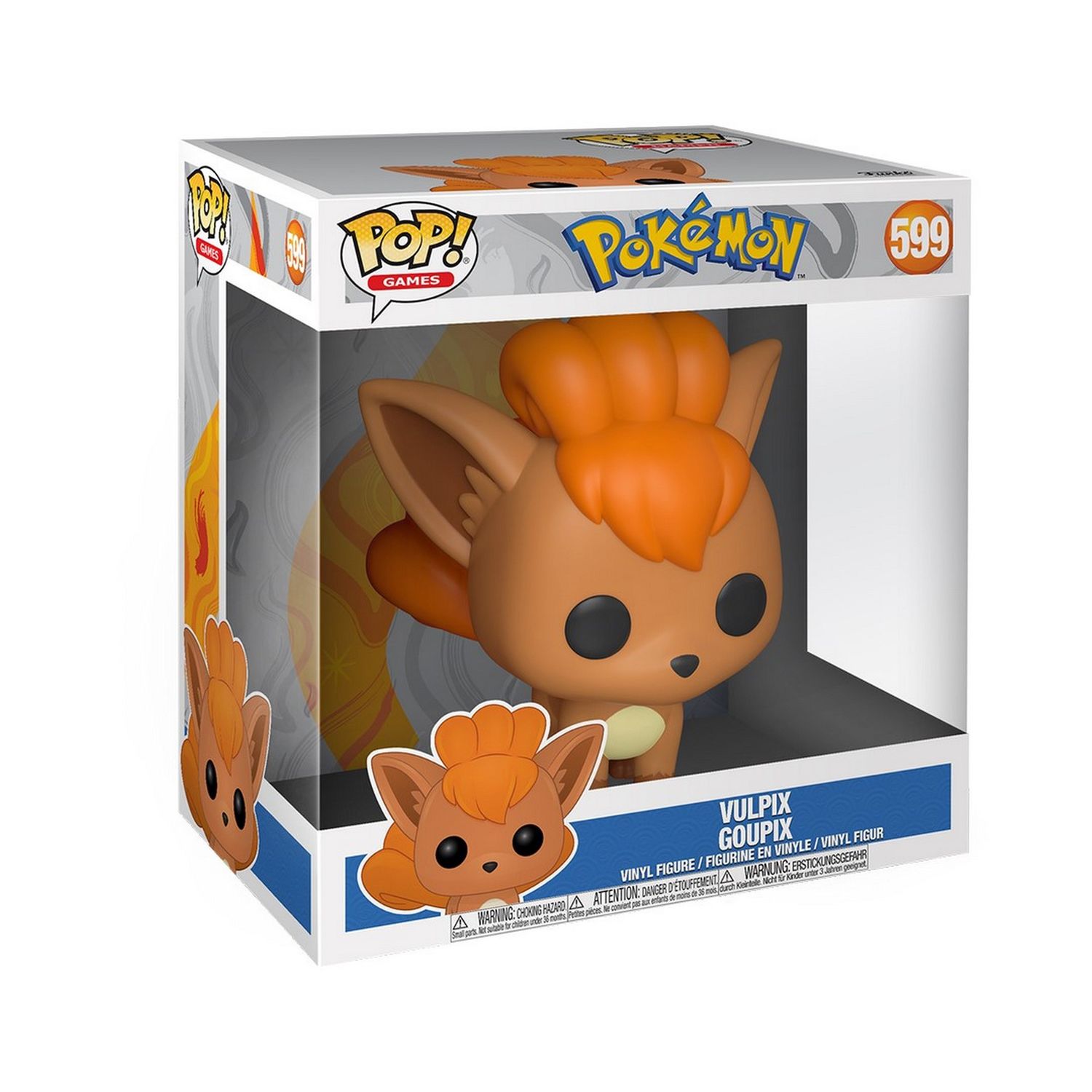 Funko POP! Vulpix - Pokémon #599 Jumbo 25cm - Funko, Pokémon
