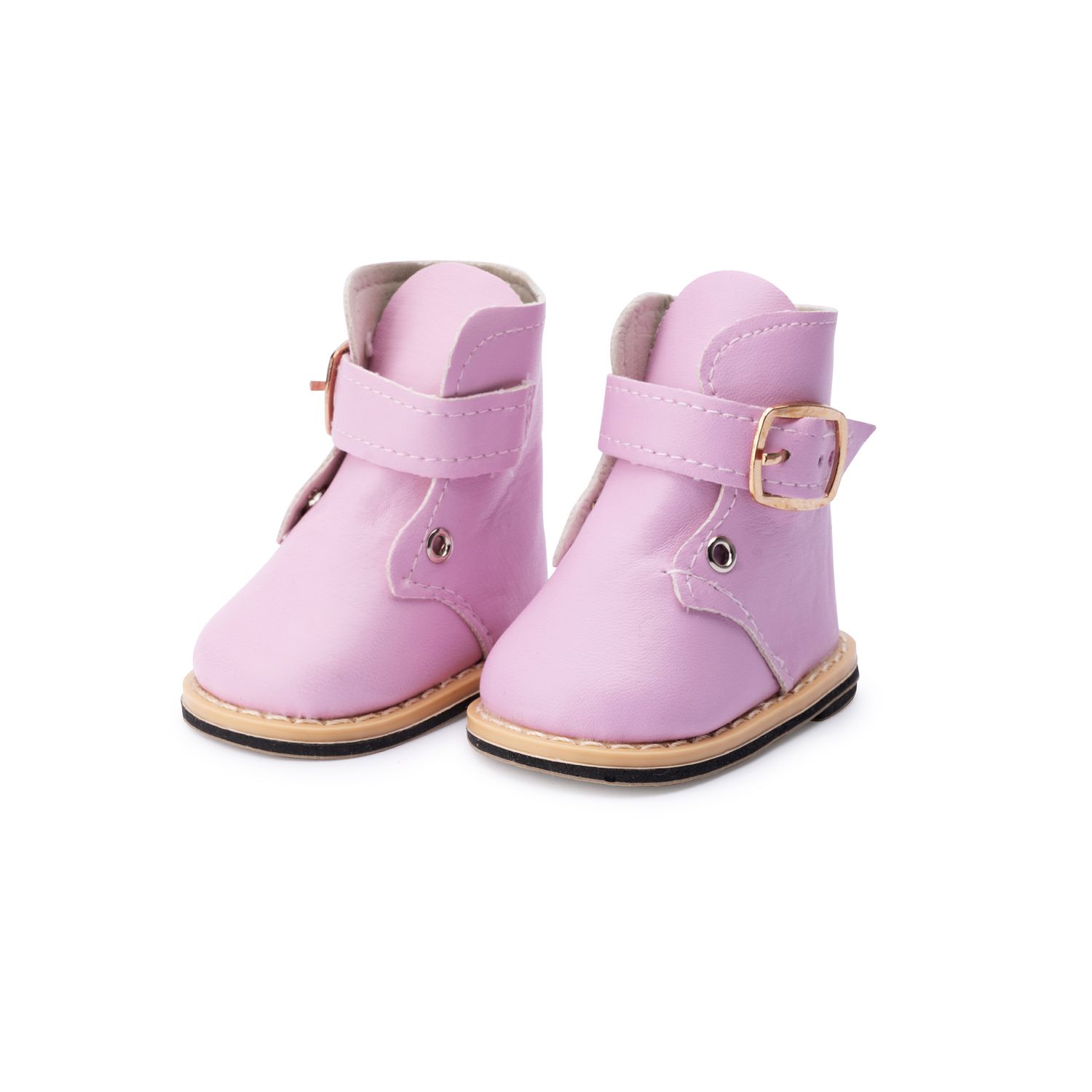 Scarponcino alto rosa con fibbia per My FAO Doll 40cm - FAO Schwarz