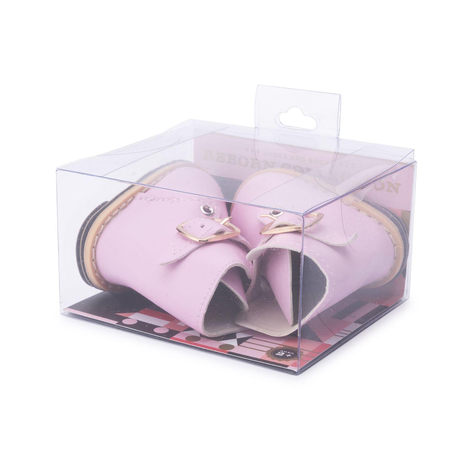 Scarponcino alto rosa con fibbia per My FAO Doll 40cm - FAO Schwarz