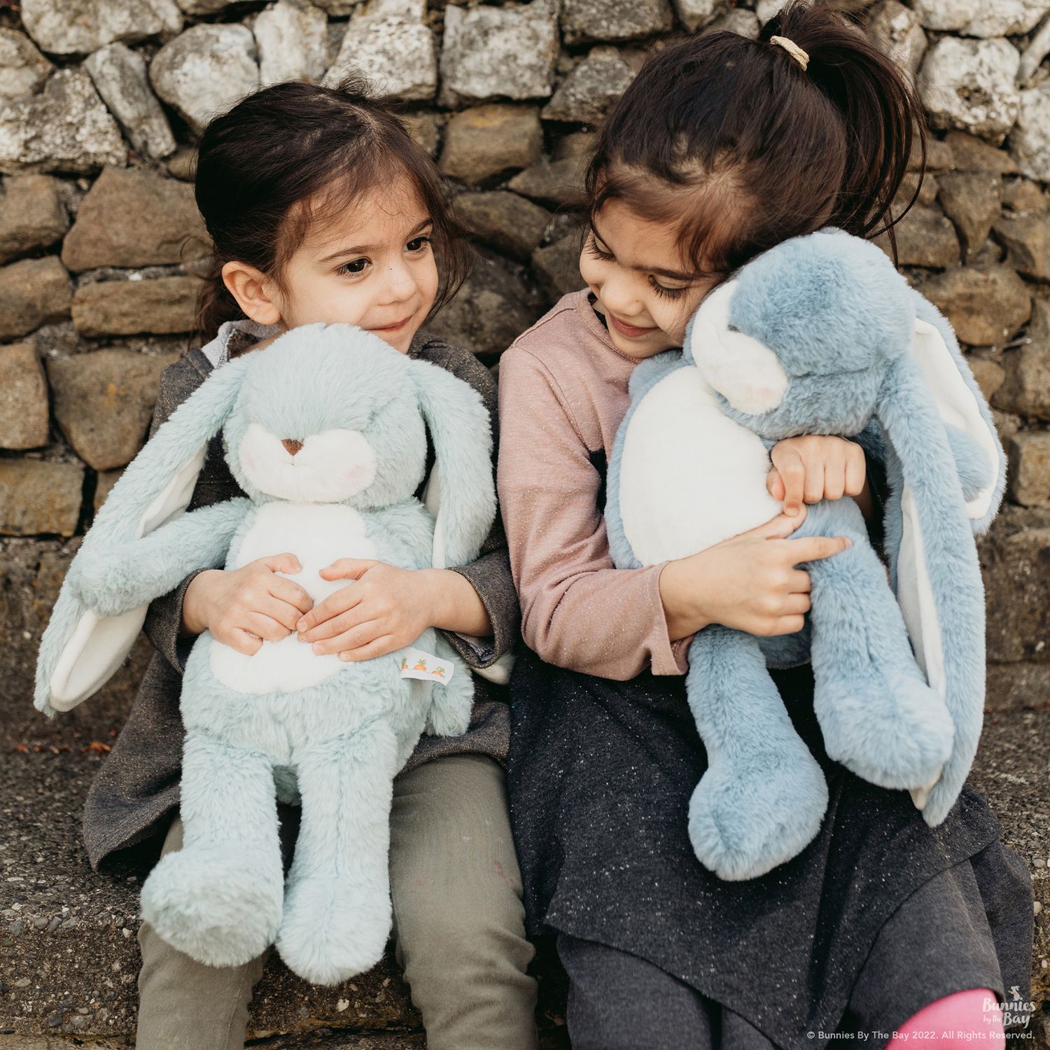 Peluche Sweet Nibble Stormy Blue 40 cm - Bunnies By The Bay