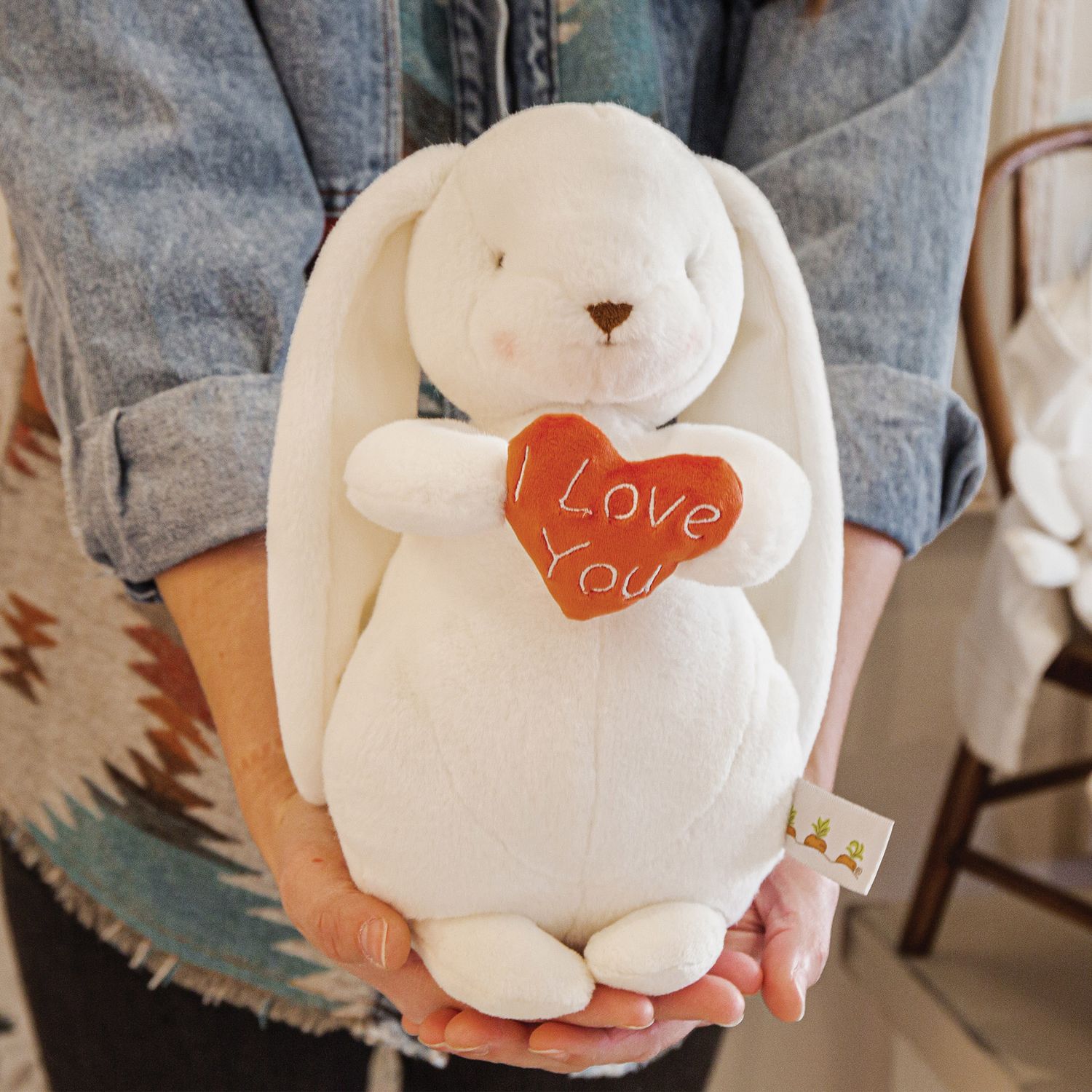 Coniglietto Bunny con cuore "I Love You" 20 cm - Bunnies By The Bay