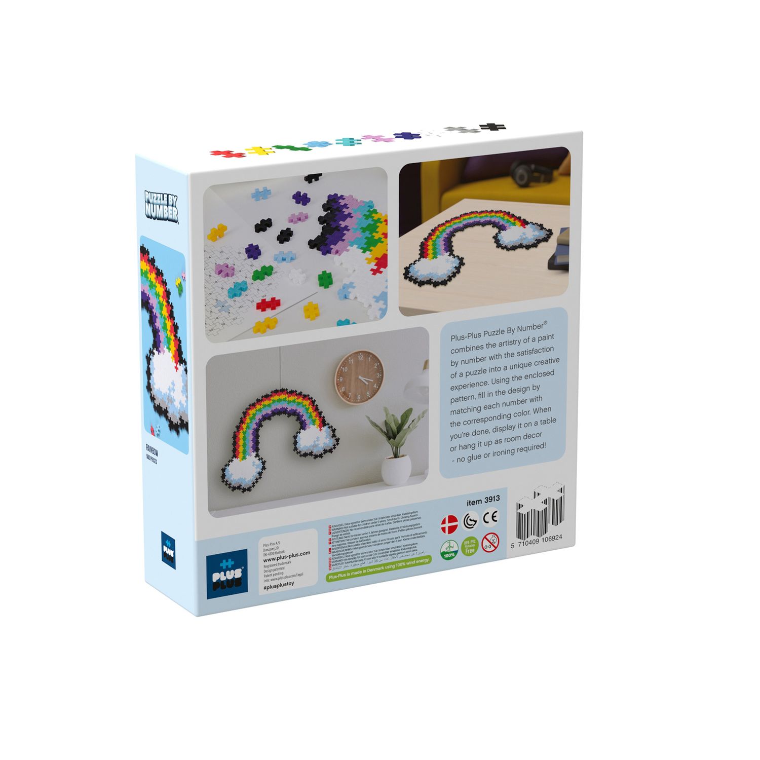 Puzzle By Number Rainbow - Plus-Plus