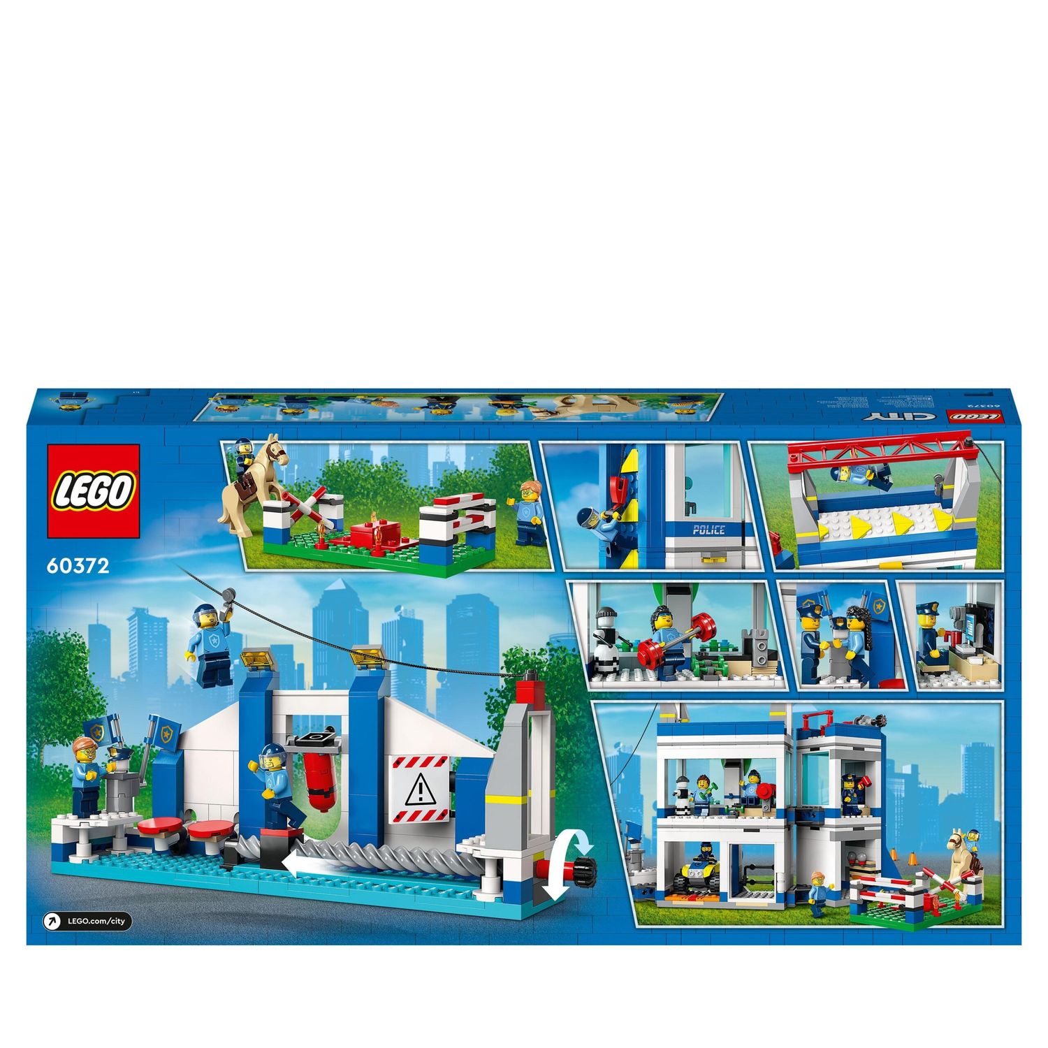 LEGO City 60372 Accademia di Addestramento della Polizia con Macchina - LEGO