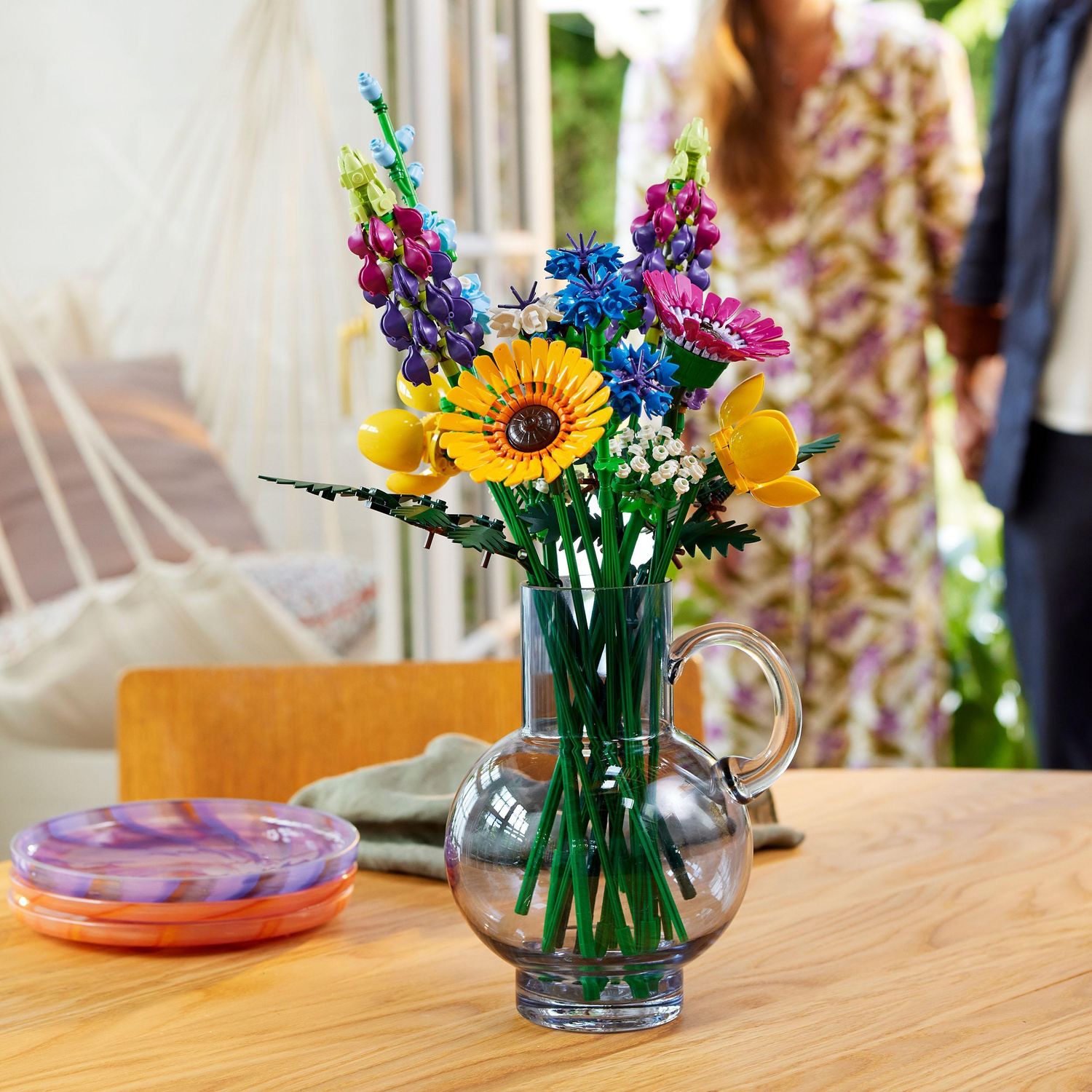 LEGO Icons 10313 Bouquet Fiori Selvatici Finti, Botanical Collection - LEGO